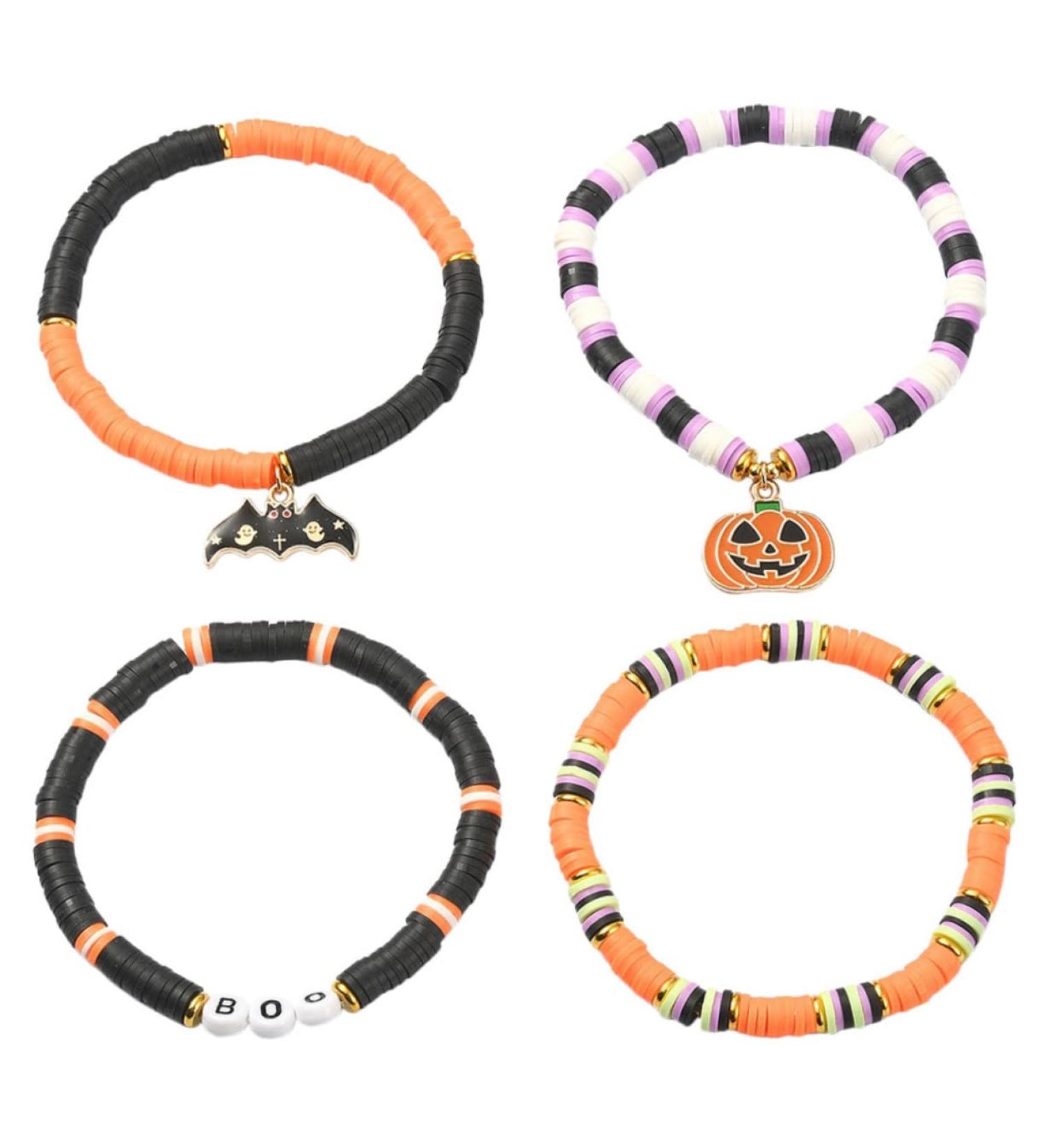 COHEALI 1 Set Bracelets Charm Bracelet Decor Beads Women Beaded Bracelet Wrist Jewelry Bulk Jewelry Festival Jewelry Bead Stretch Bracelet Halloween Jewelry for Teen Girls Clay Miss Letter - Buy Online on GoSupps.com