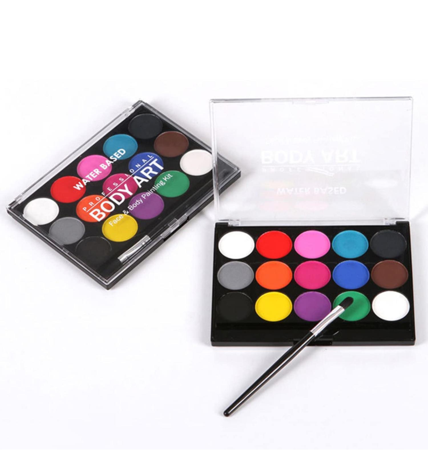 Bodhi2000 15 Colors Party Body Painting Makeup - Eco-Friendly Non-Toxic Easy to Clean Pigment for Model Painting - Buy Online on GoSupps.com