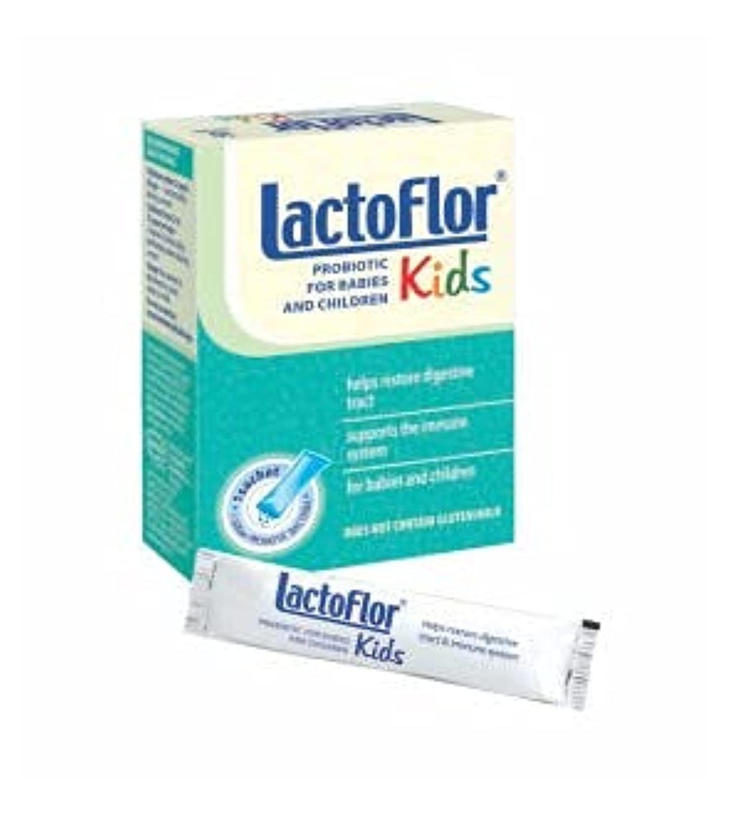 Lactoflor Kids - Premium Probiotic Supplements for Children's Digestive Health | International Shipping Available - Buy Online on GoSupps.com