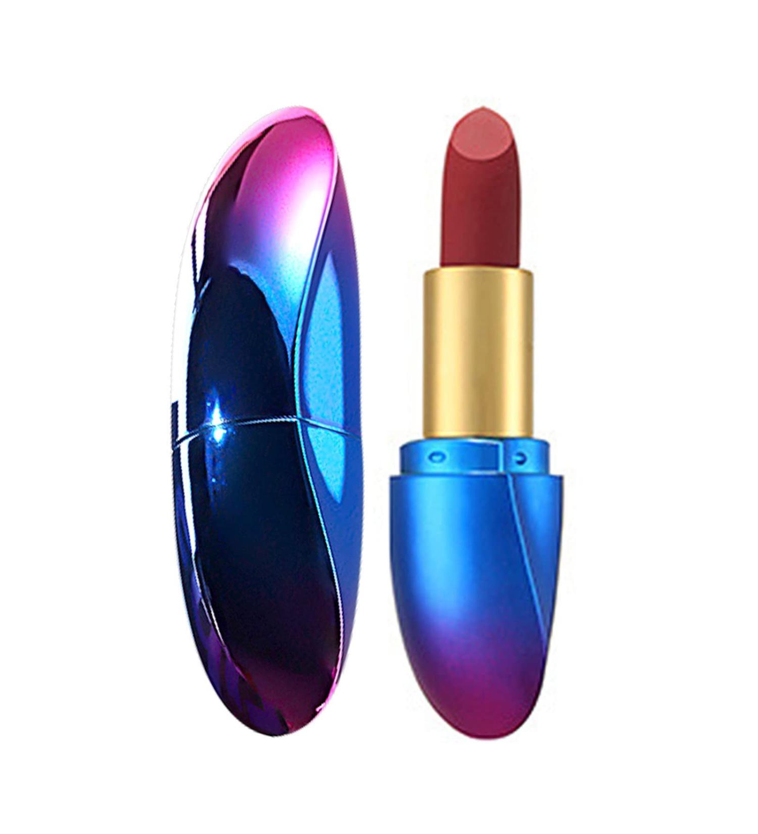Terracotta Lipstick Gradient - 24 Color Options for Daily & Party Wear | Aunt Red Shade with Lip Liner & Sharpener Included - Buy Online on GoSupps.com