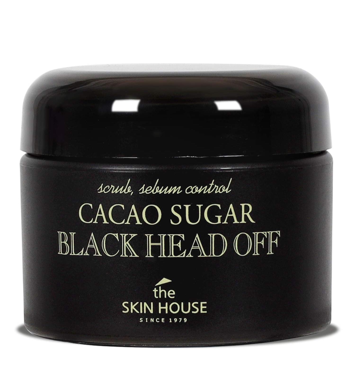 THE SKIN HOUSE Cacao Sugar Black Head Off 1.7 fl.oz - 100% Natural Exfoliating Facial Scrub & Mask | Korean Skin Care | Ideal for All Skin Types - Buy Online on GoSupps.com