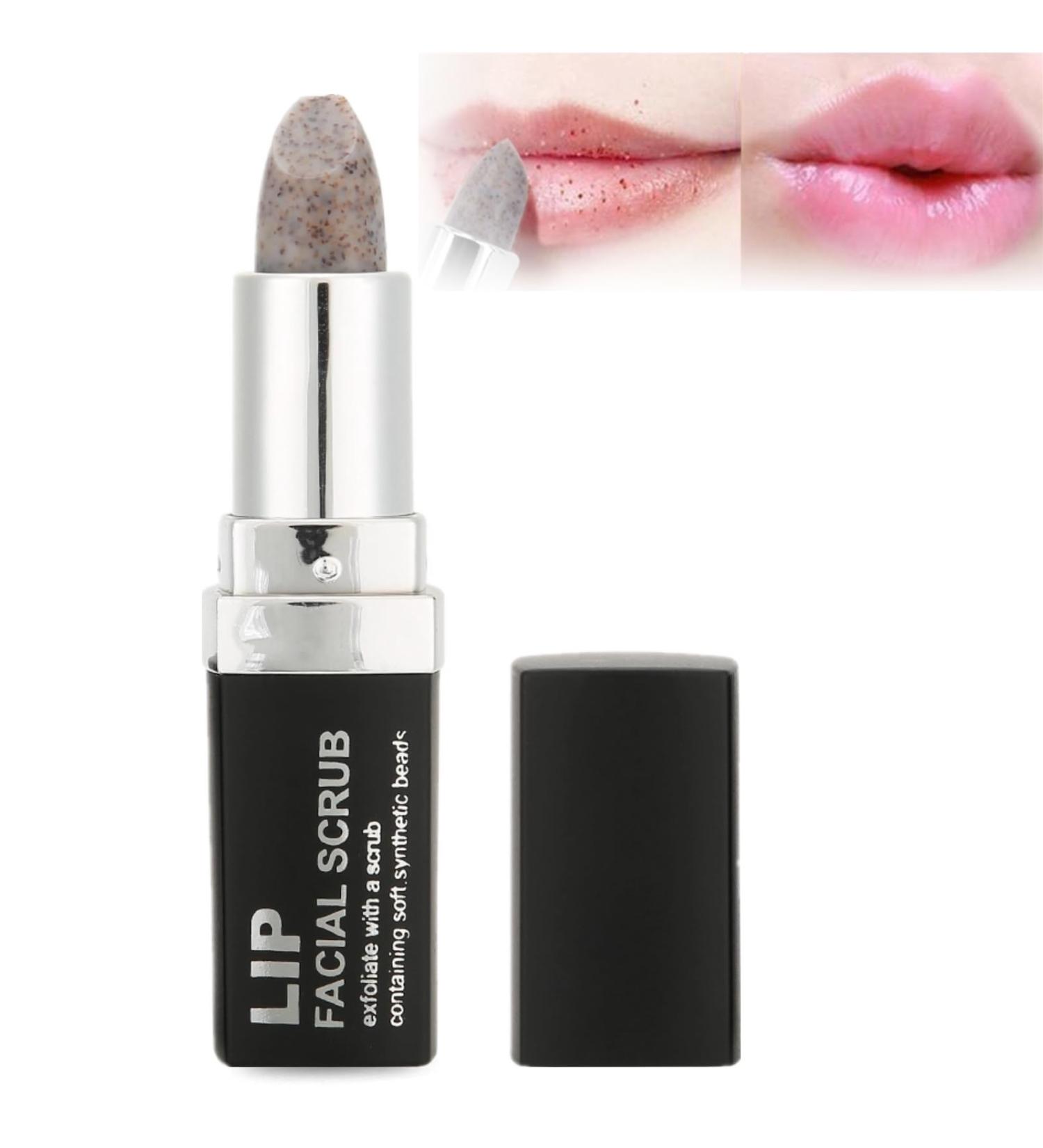 Exfoliating Lip Scrub Stick for Nourished, Moisturized Lips - Remove Cuticles, Repair Dryness & Dullness - Buy Online on GoSupps.com