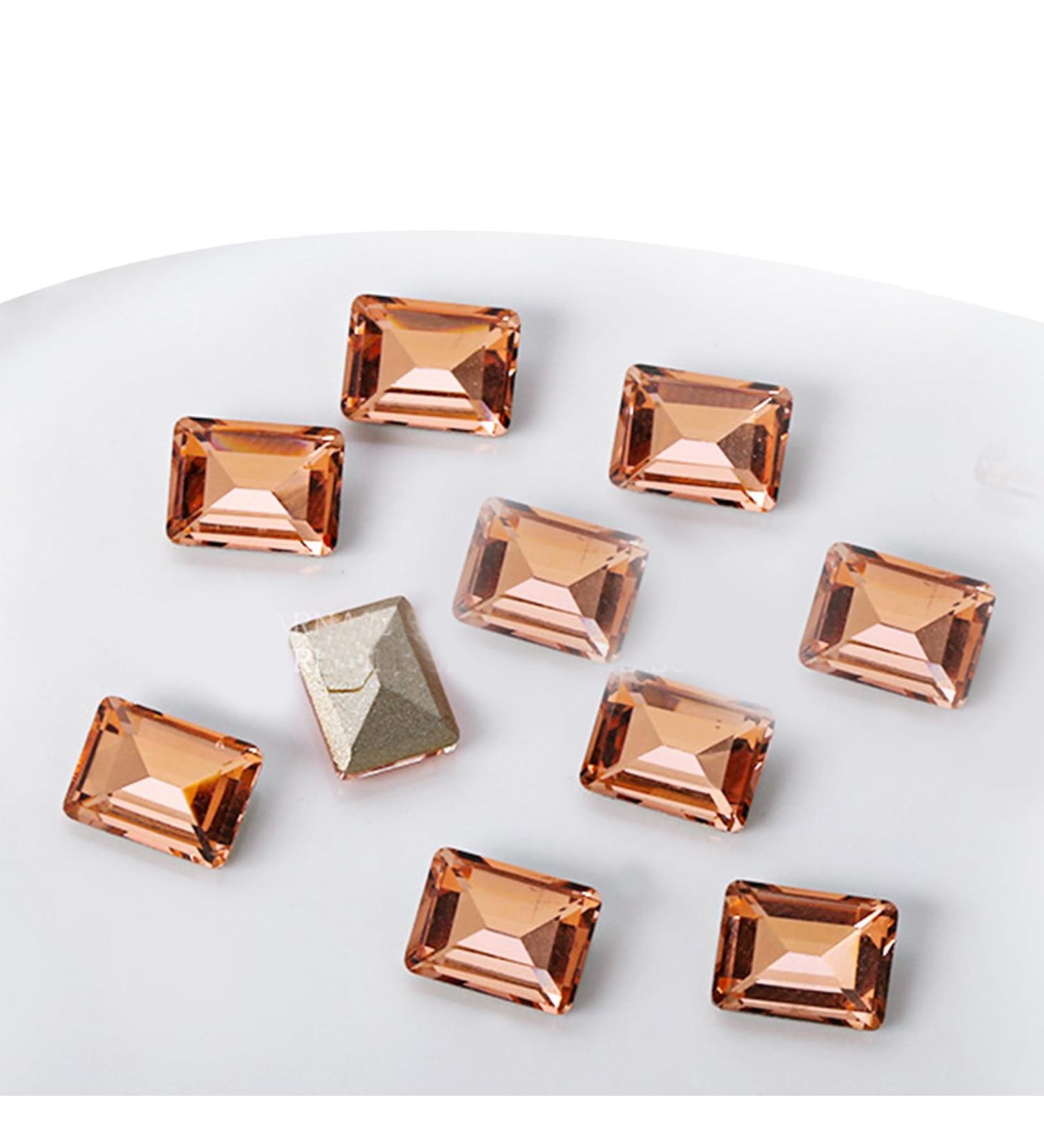 Crystal Nail Rhinestones Clear Nails Gems Stones 10Pcs Pointed Back Rhinestones Diamond Gems For Nail Art Supplies Nail Art Decorations Kits Nail Art Decorations Stickers ND958 - Buy Online on GoSupps.com