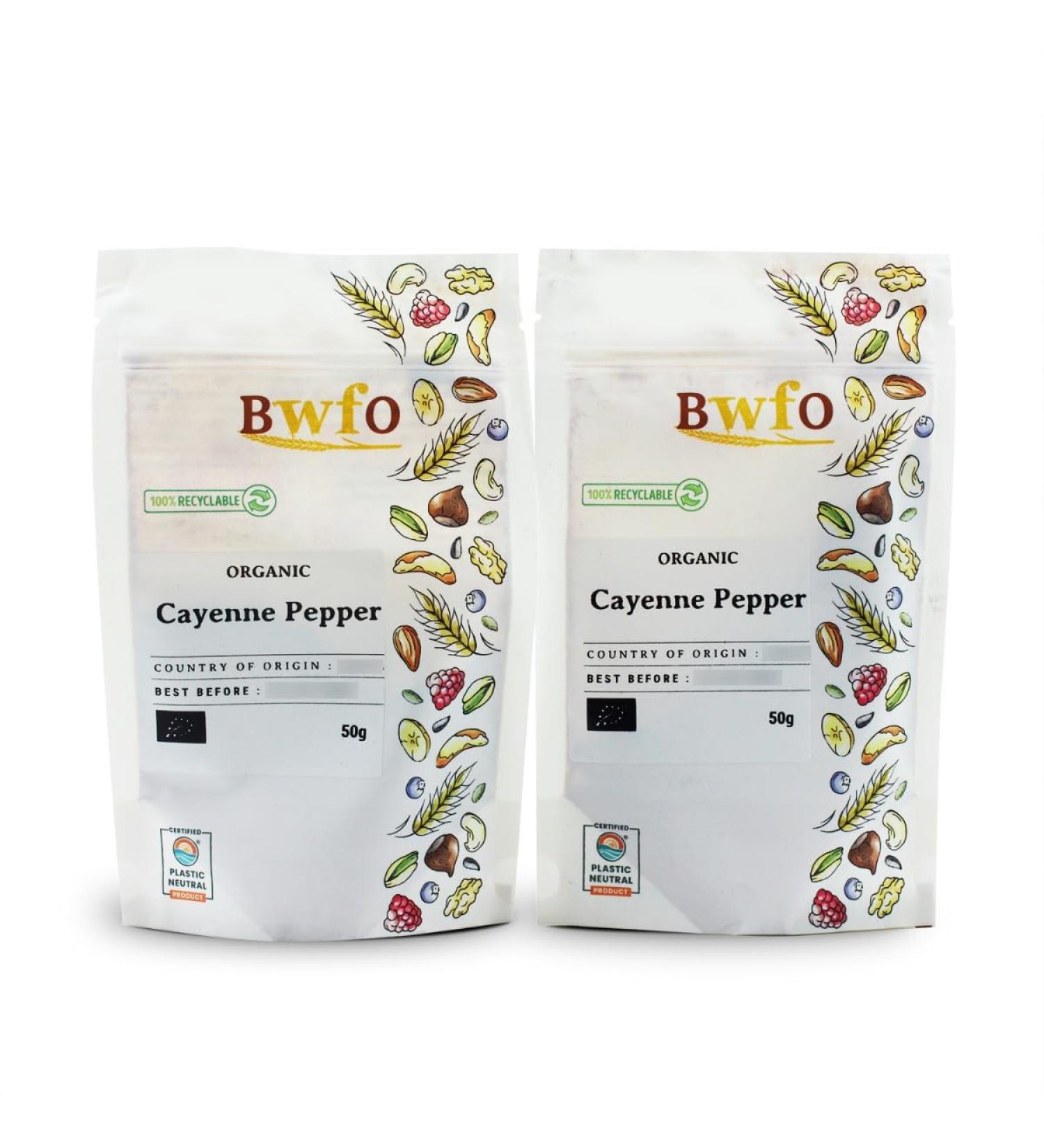 Organic Cayenne Pepper 100g (BWFO)