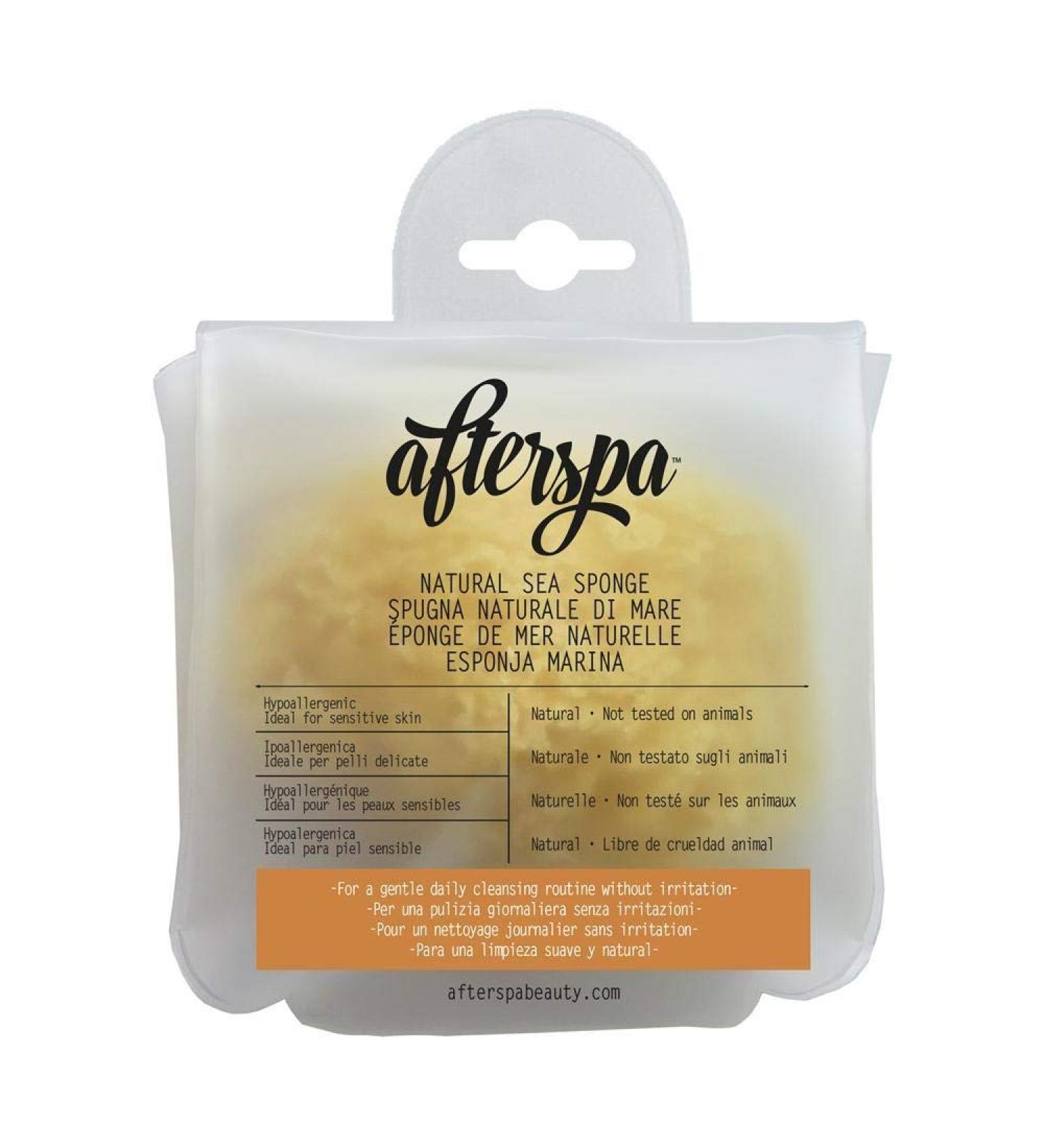 Natural Sea Sponge - AfterSpa Beauty - No Matter Your Skin Type  This Product Helps Keep It Clean and Radiant in A Natural Way with A Gentle Exfoliation. 1