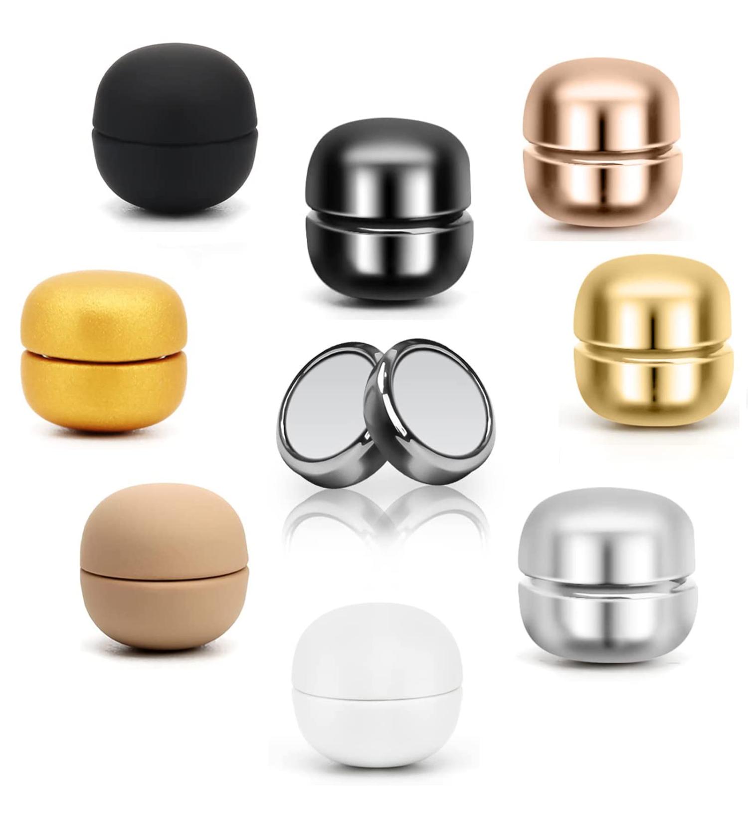 Pletpet 8 Pairs Magnetic Hijab Pins Strong Scarf Magnets for Women Colorful and Professional Rustic Style - Buy Online on GoSupps.com