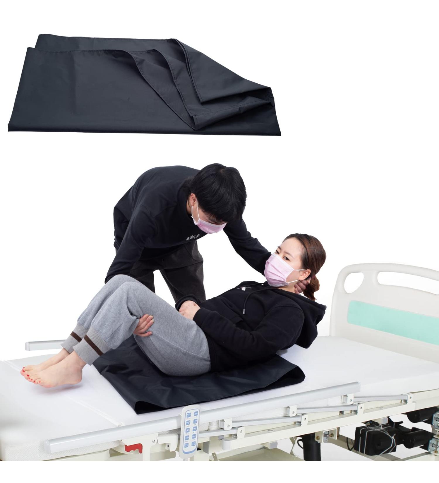 Buy Lotchen Pipe Slide Tarpaulins for Patient Transfer | Sliding Tarpaulins for Elderly Care (24x16 Black) - International Shipping Available - Buy Online on GoSupps.com