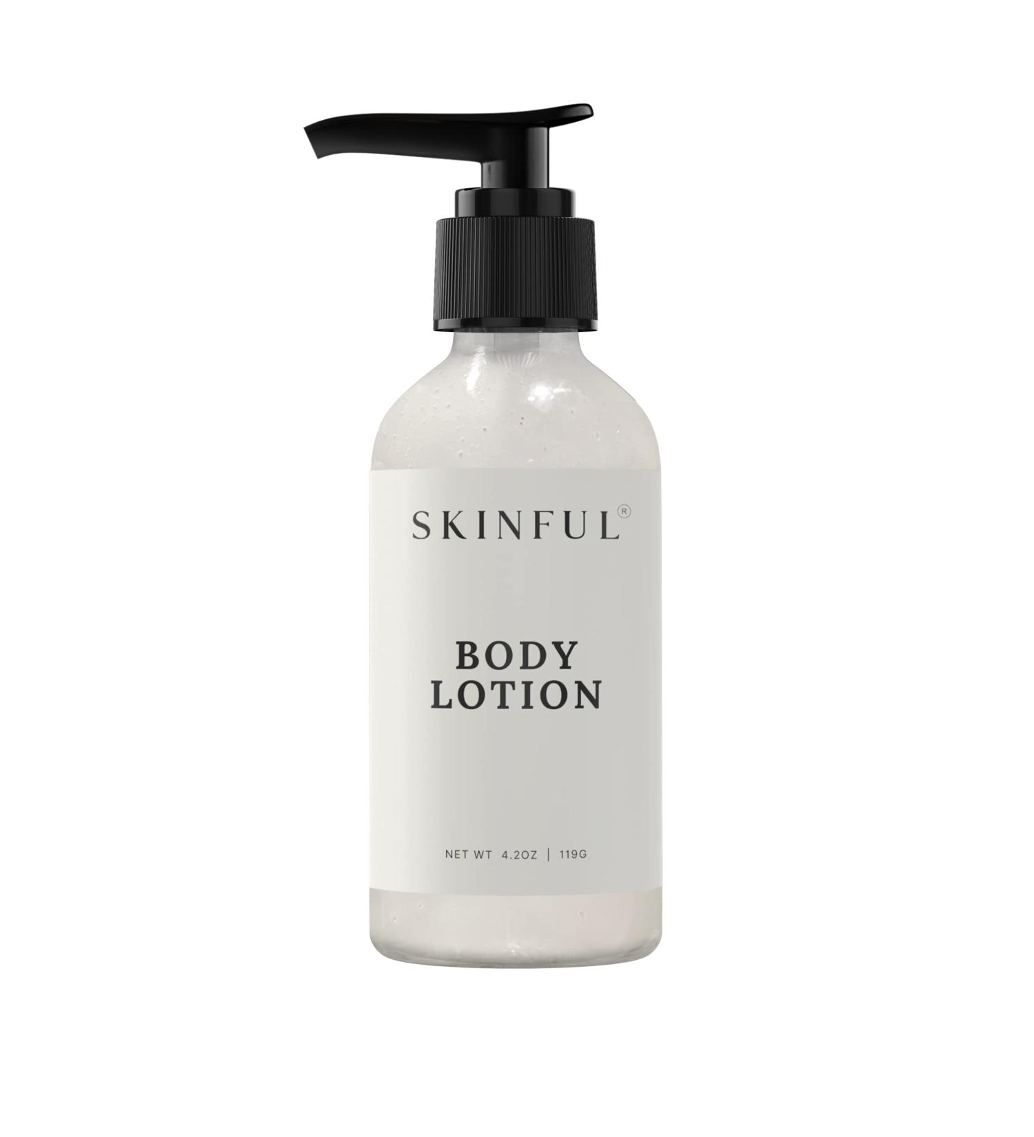 Skinful Body Lotion - Daily Moisturizing Lotion for Dry Skin | Intensive Care Body Moisturizer - 4.2oz | International Shipping Available - Buy Online on GoSupps.com