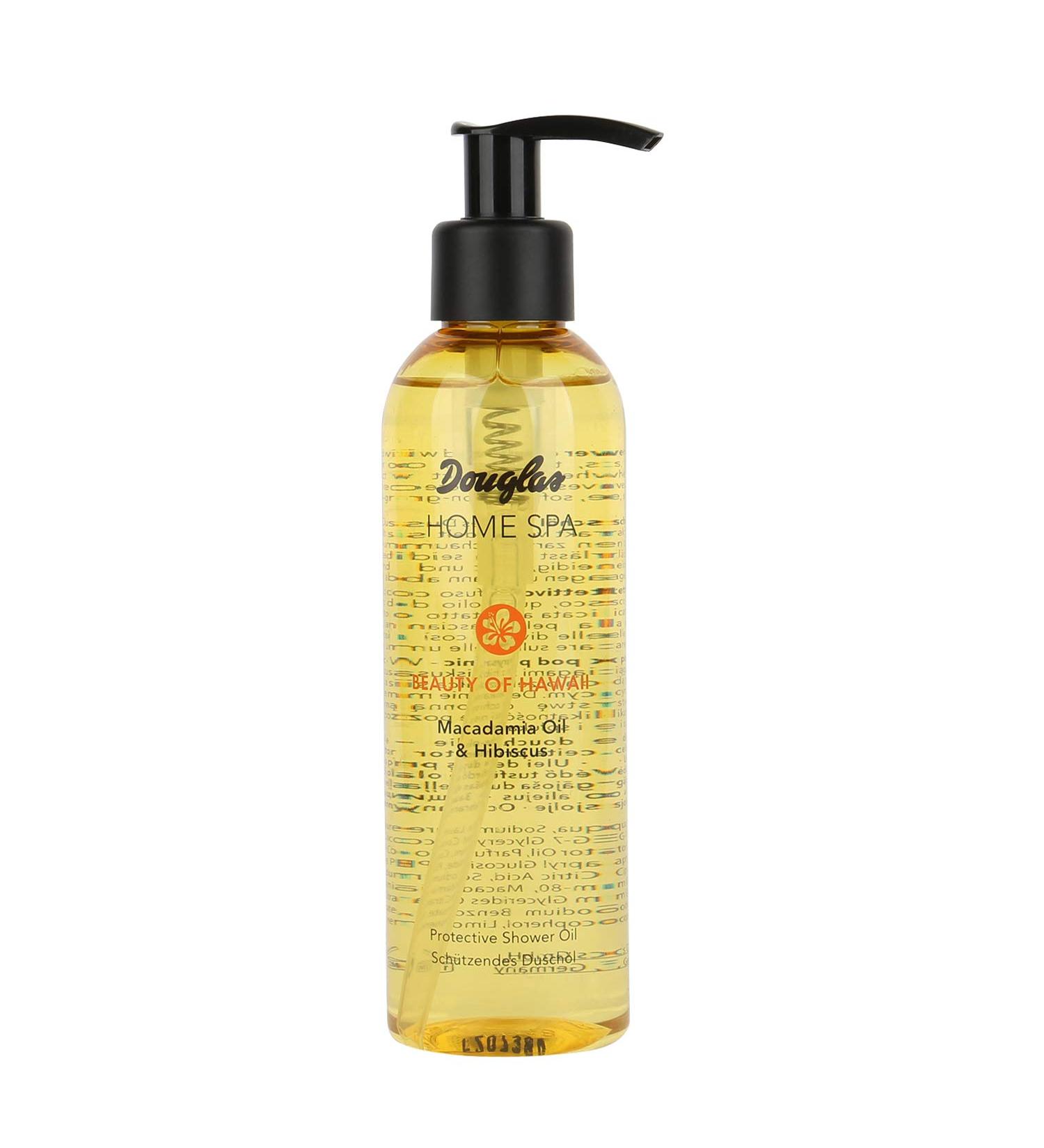Douglas Home SPA - Beauty of Hawaii Macadamia Oil & Hibiscus Shower Oil 200ml - Luxurious International Shipping - Buy Online on GoSupps.com