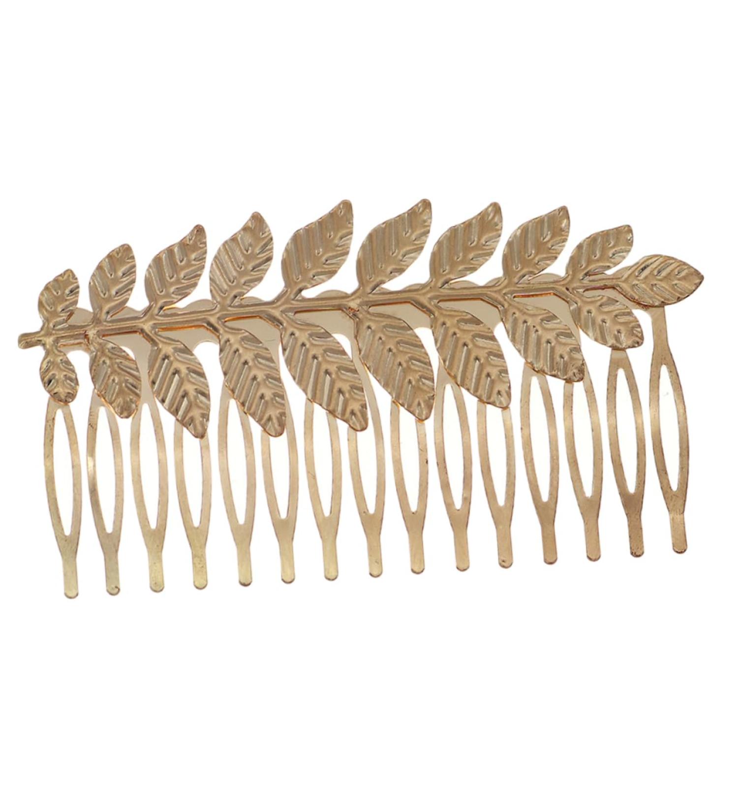 Healeved Bridal Hair Comb Wedding Hair Comb Bride Hair Combs for Women Decorative Tiaras for Women Gold Hair Comb Bridal Insert Comb Wedding Hair Accessories Gold Headpiece Veil Comb Alloy - Buy Online on GoSupps.com
