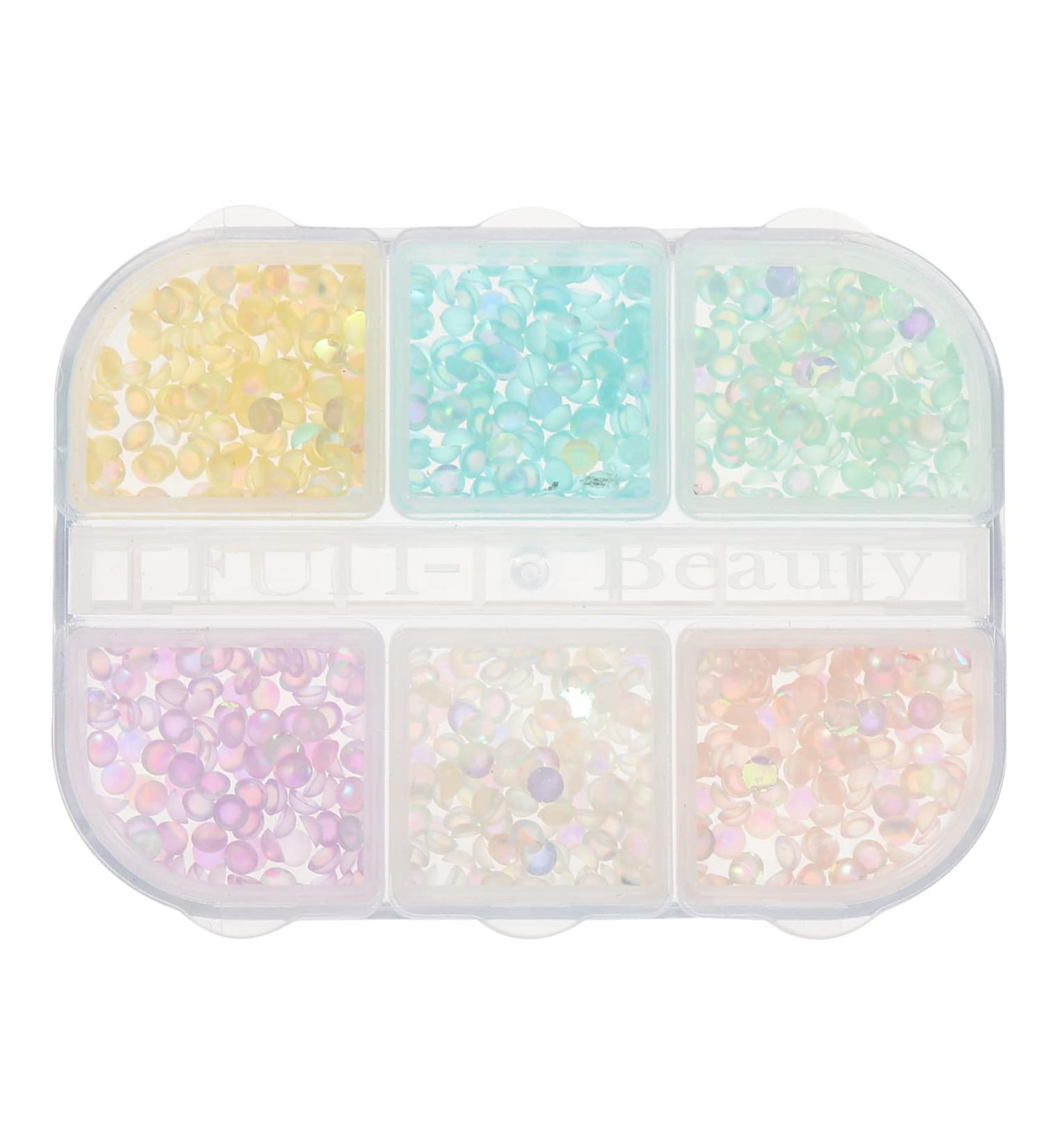 FOMIYES 1 Box Nail Art Accessories Nail Gems Nail Decor Mermaid Nail Sequins Nails Decoration Mermaid Nails Rhinestones Nail Art Decoration Nail Bubble Resin Mermaid Beads Flat - Buy Online on GoSupps.com