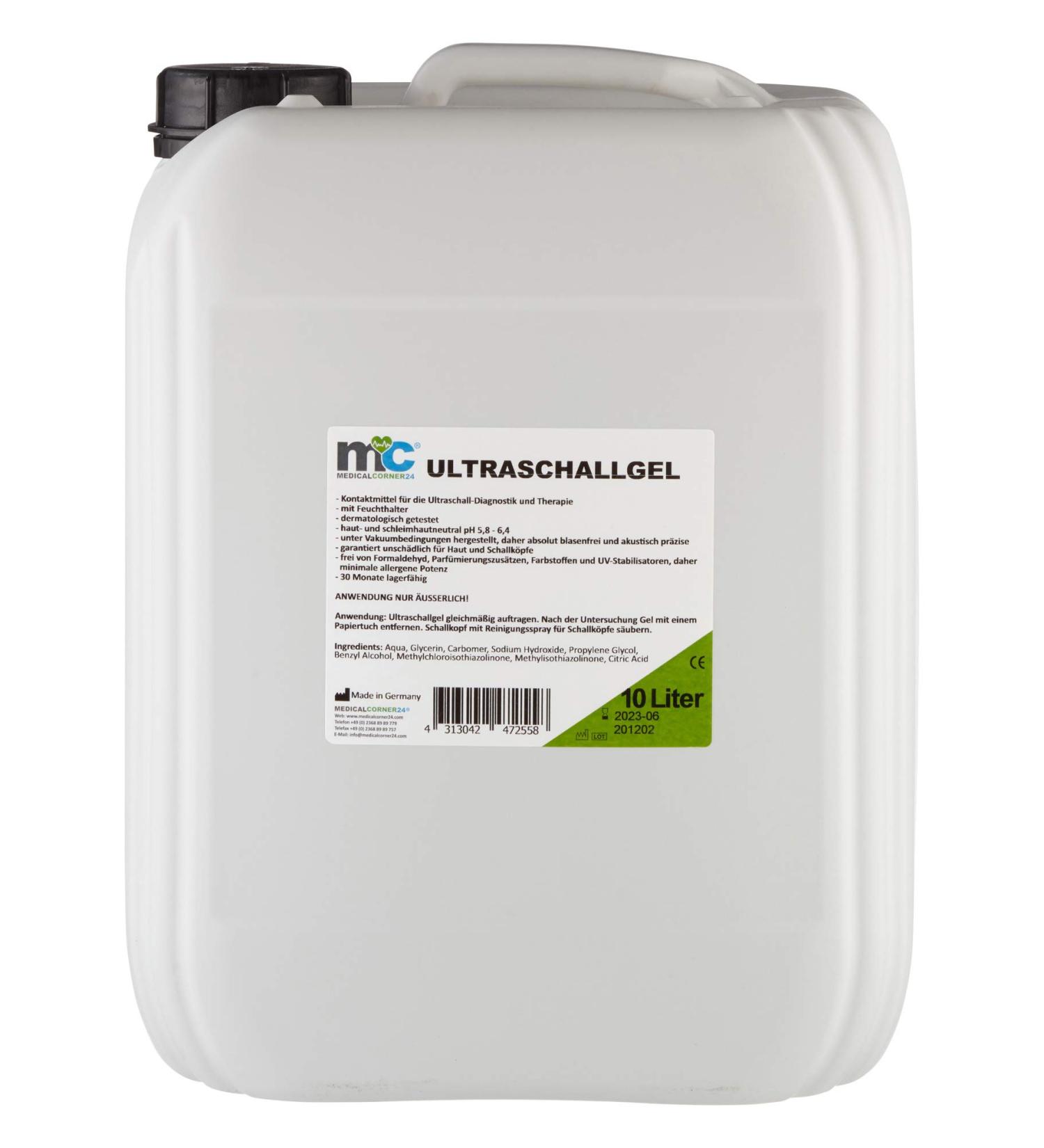 Buy Medicalcorner24 Ultrasound Gel 10L - High-Quality Sonography & Conductive Gel for International Shipping - Buy Online on GoSupps.com