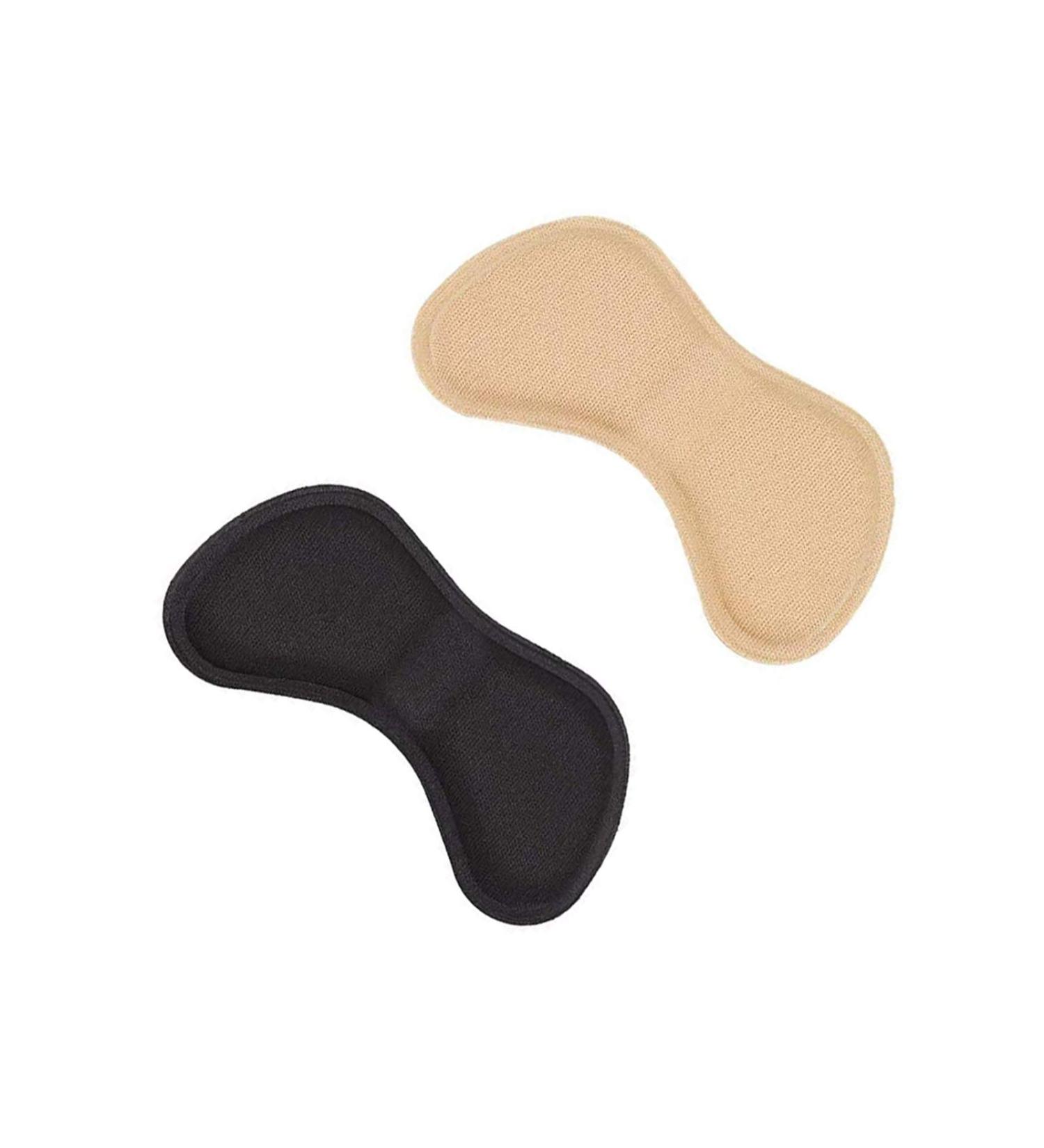 10 Pairs Self-Adhesive Sponge Heel Cushions - Black & Beige | Comfort Shoe Inserts for Heel Protection - Buy Online on GoSupps.com