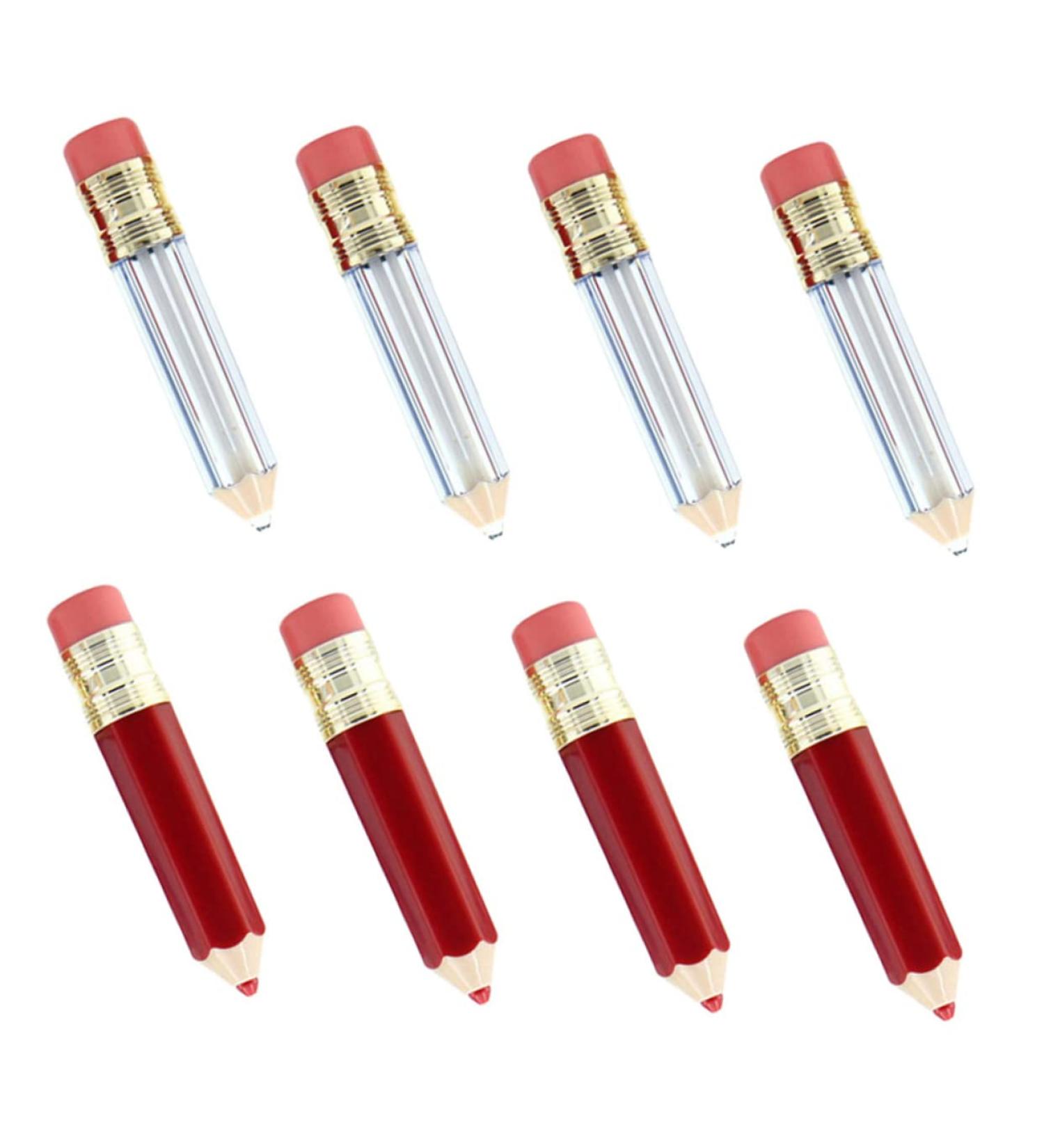 8PCS Empty Lip Gloss Lipstick Tubes Kit | DIY Lip Balm Supplies for Small Business | Lip Gloss Maker with Wands - Buy Online on GoSupps.com