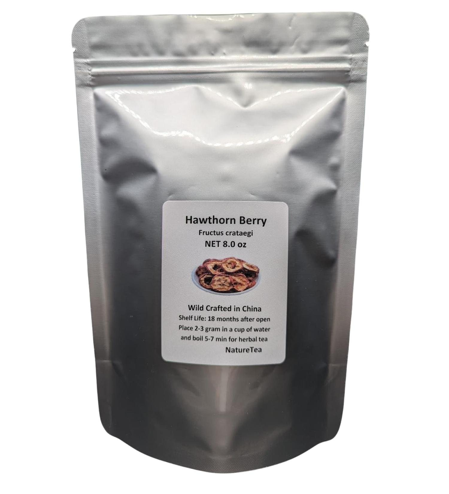 Hawthorn Berry Tea - Loose Dried Slice from 100% Nature (32 oz) - Buy Online on GoSupps.com