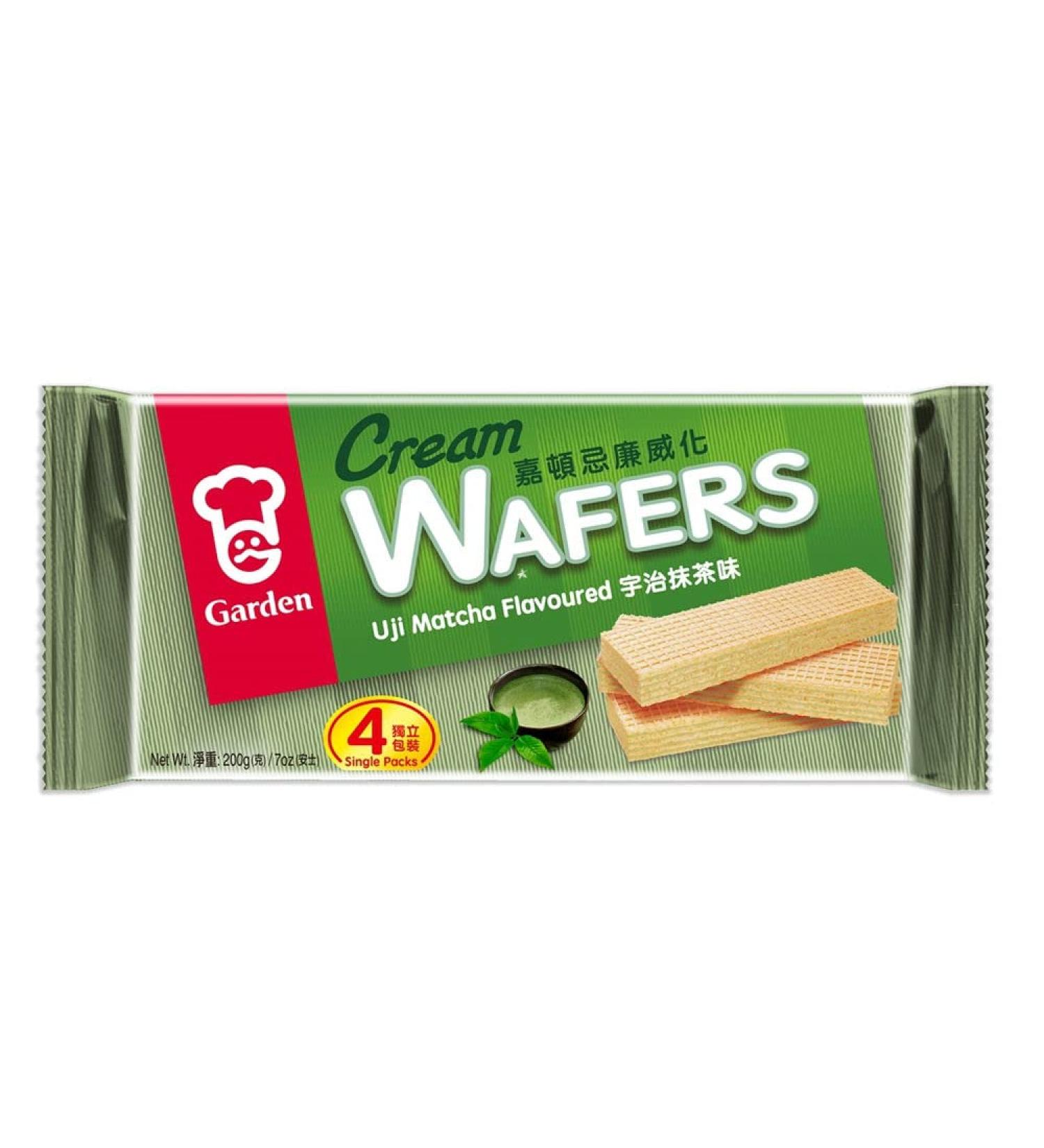 Garden Cream Wafers Uji Matcha Flavour (50g*4) 200g