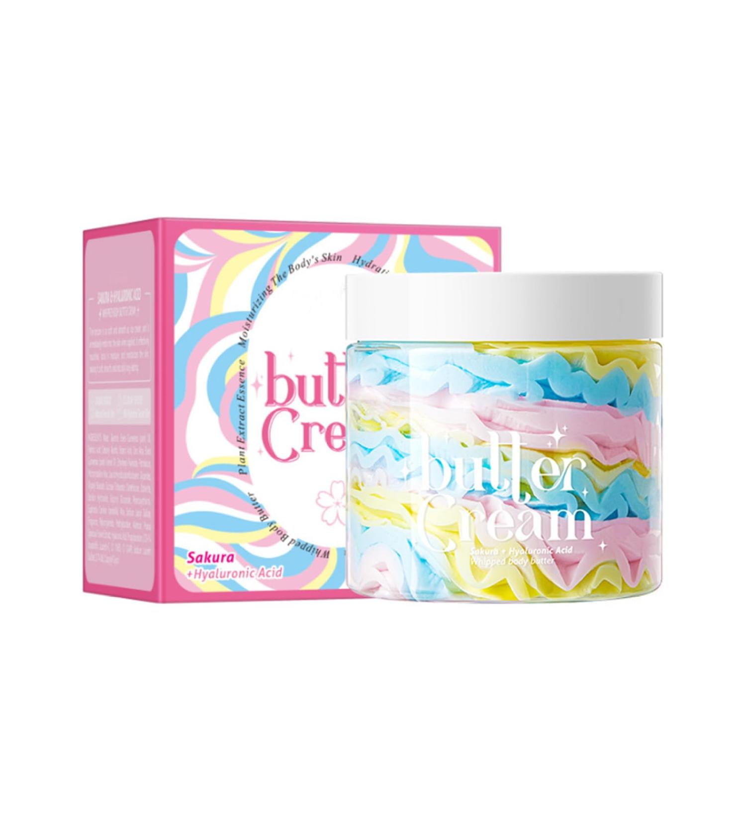 Body Butter Cream - Deep Hydrating Formula for Soft Smooth Skin Cherry Blossom One Size One Size Cherry Blossom