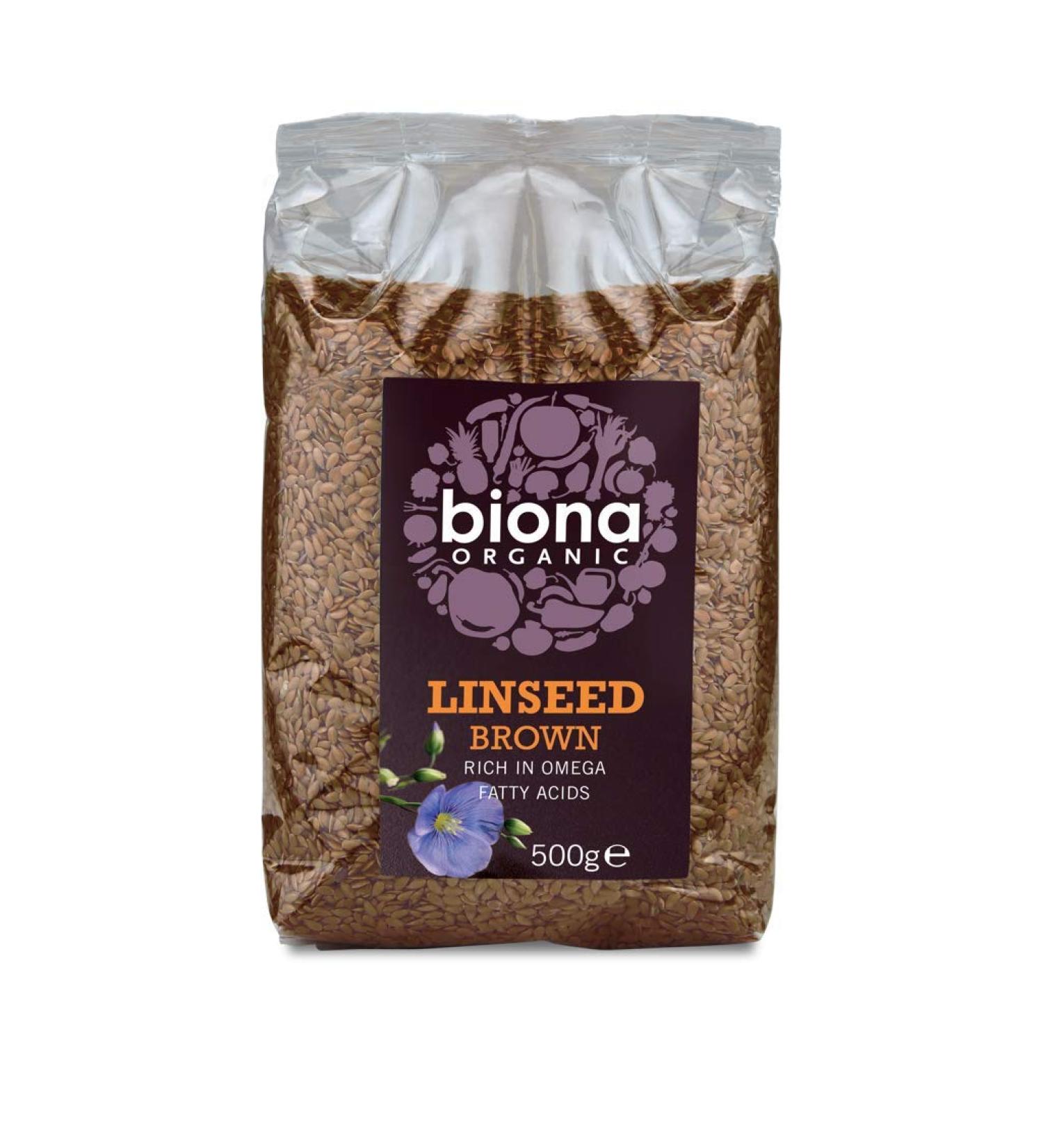 Organic Linseed Brown (500g) 10 Pack Bulk Savings