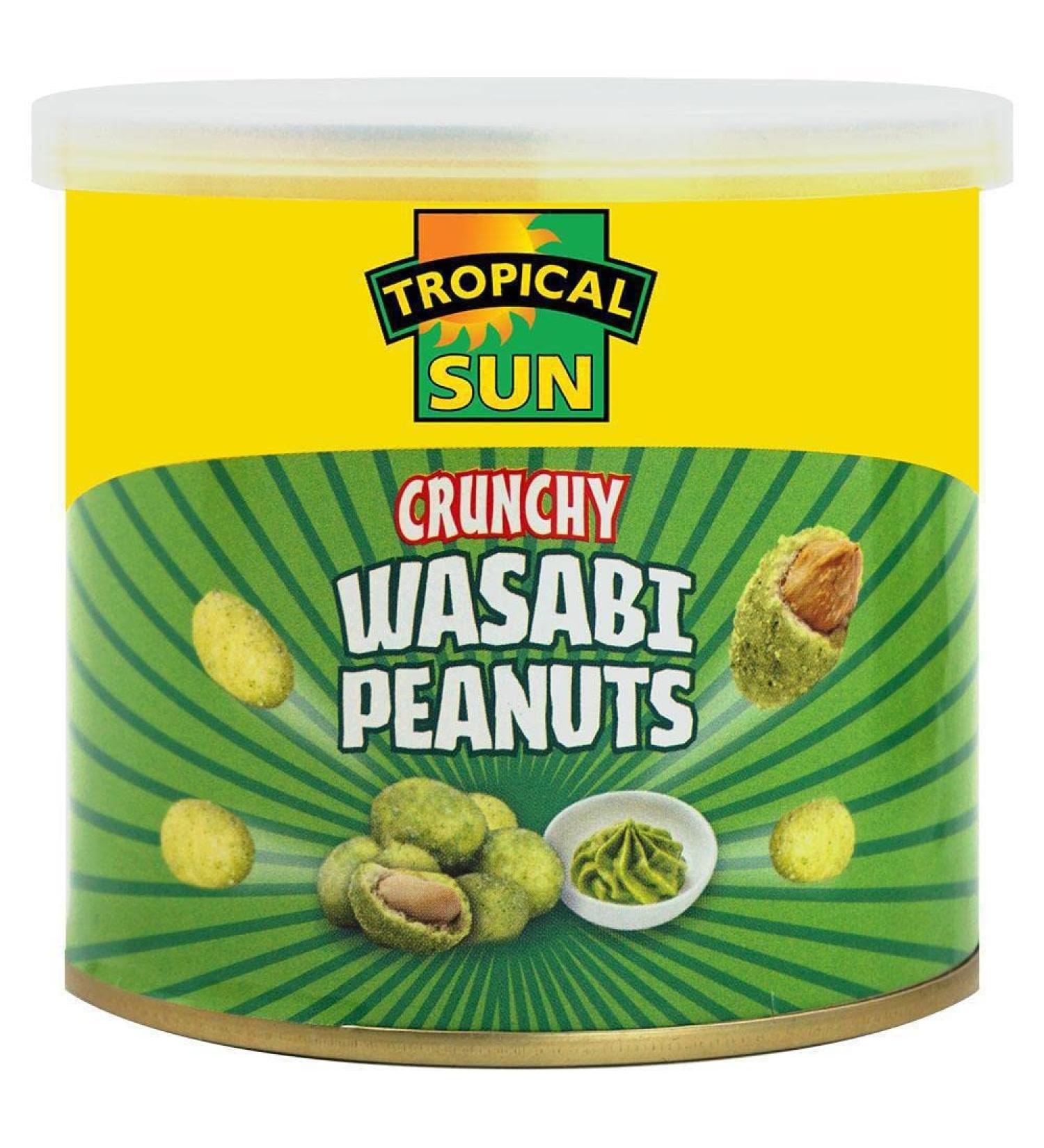 Tropical Sun Crunchy Wasabe Peanuts 140g Box of 6