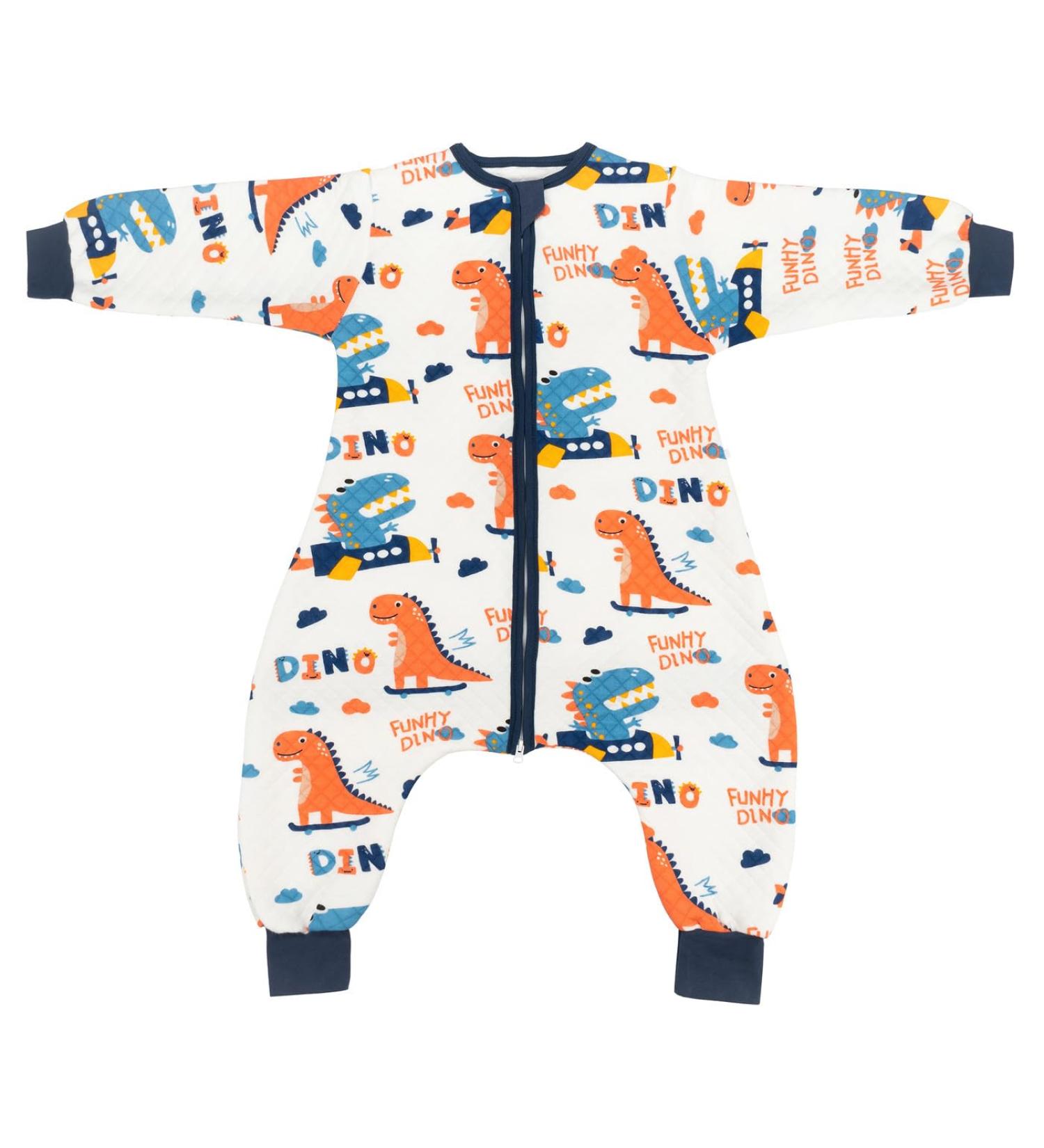 ZIGJOY Toddler Sleeping Bag 1.5 TOG | 100% Cotton Sleep Sack with Feet | All Year Round | Dinosaur Design | 10-13T Baby Boy/Girl Essentials - Buy Online on GoSupps.com
