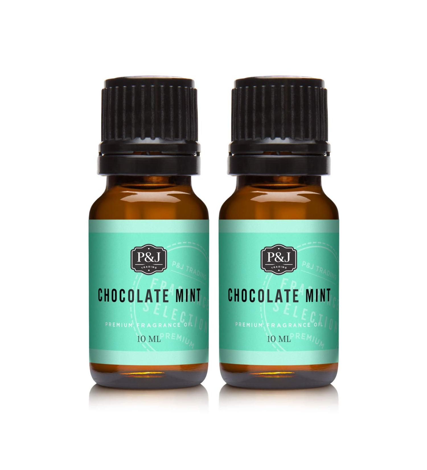 P&J Trading Fragrance Oil | Chocolate Mint Oil 10ml 2pk - Candle Scents for Candle Making Freshie Scents Soap Making Supplies Diffuser Oil Scents - Buy Online on GoSupps.com