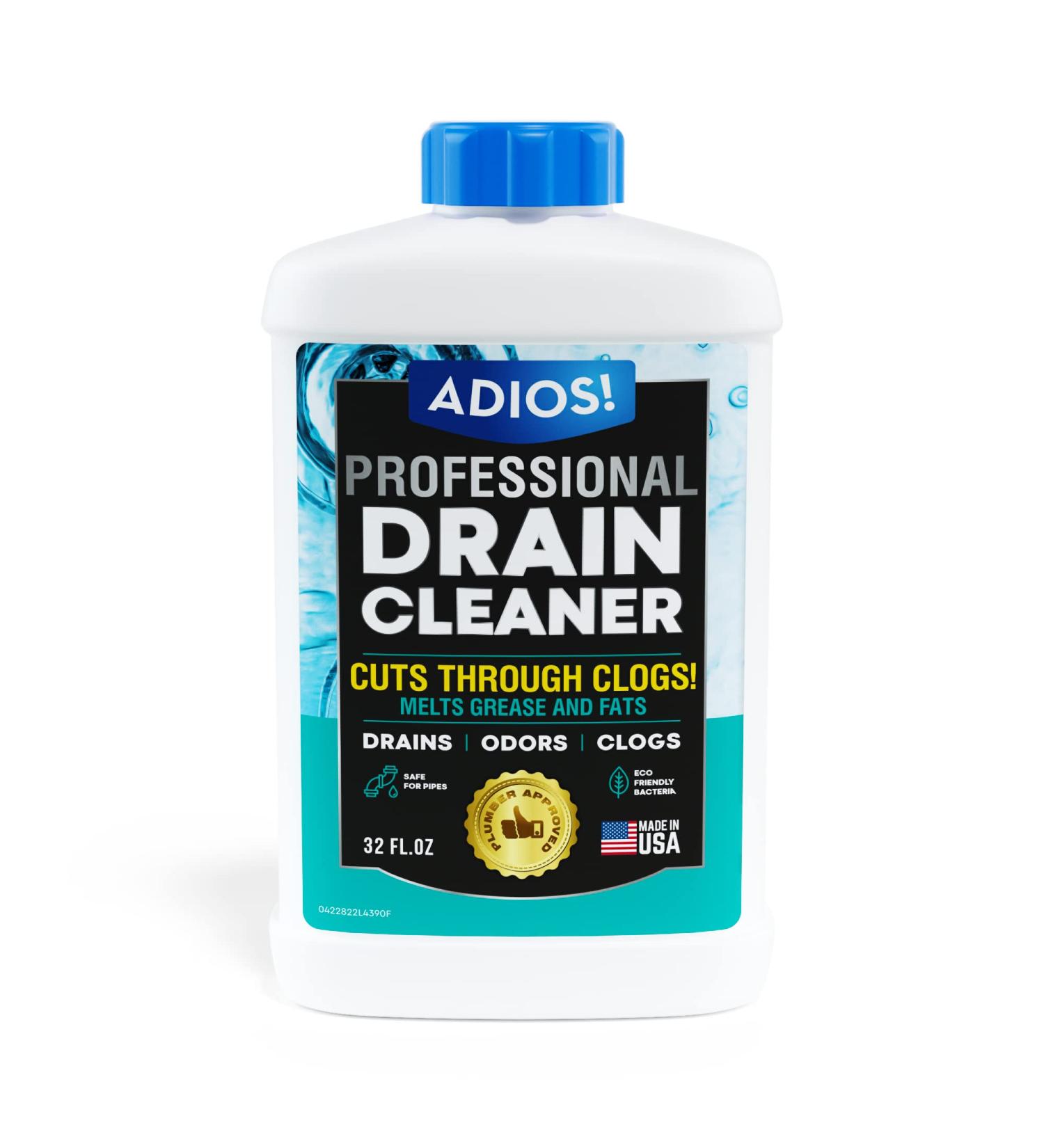 Enzyme Drain Cleaner for Kitchen Sinks 32oz Stops Odors & 100% Septic Safe | Shop Internationally - Buy Online on GoSupps.com
