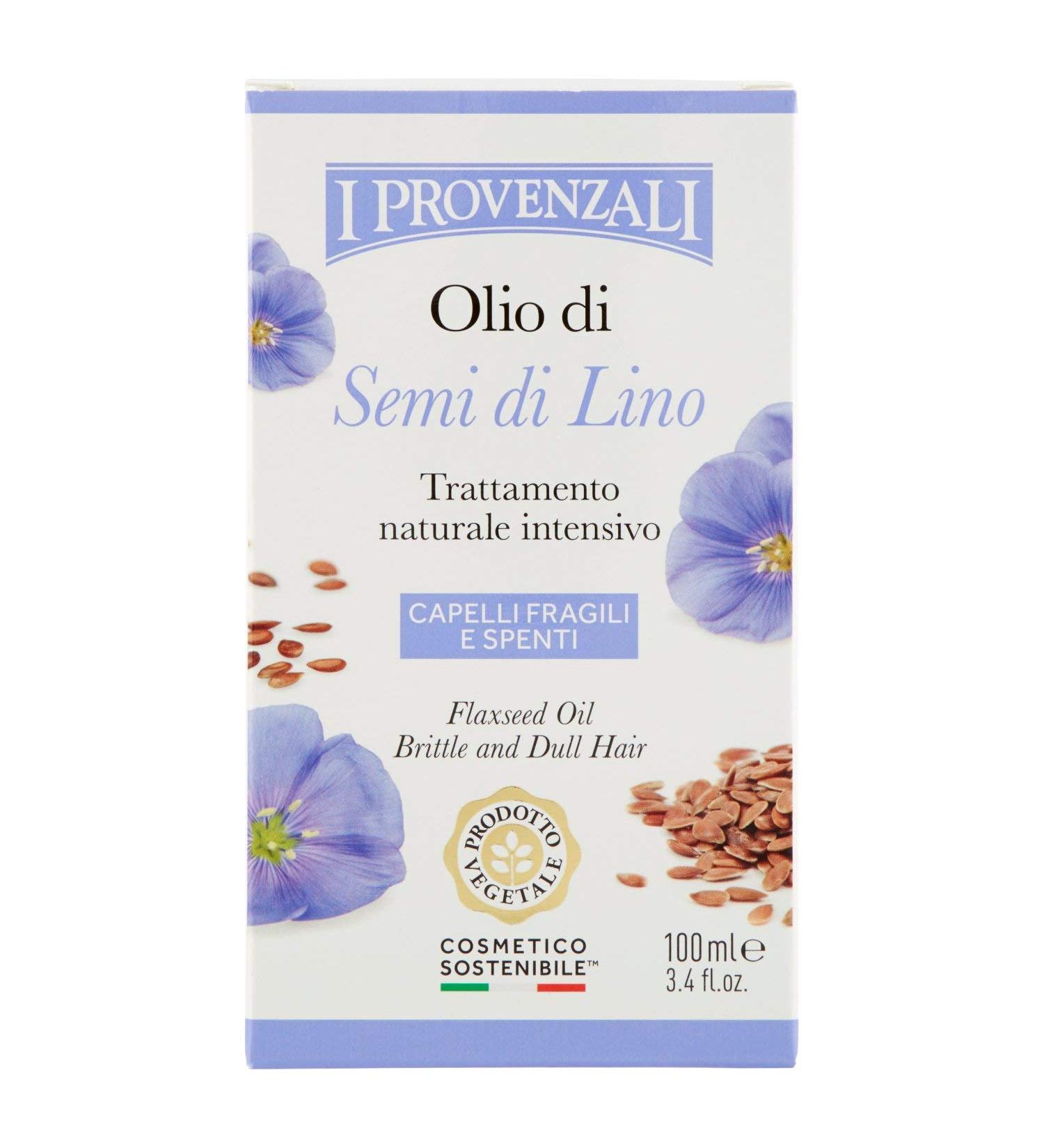 I Provenzali Noble Hair Oil Set - 100ml Linseed Oil for Healthy Hair | International Shipping Available - Buy Online on GoSupps.com