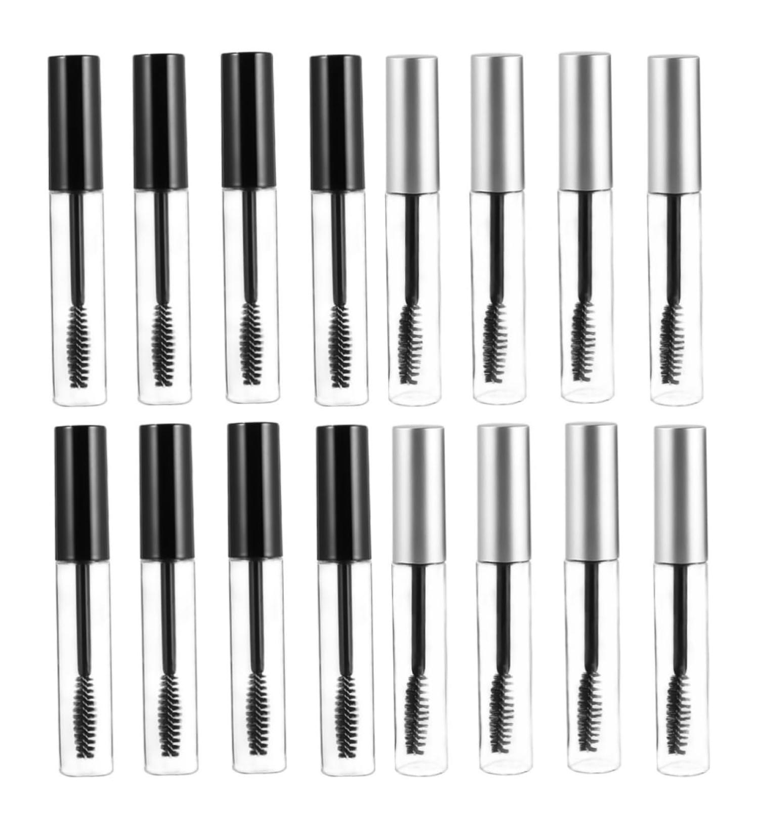 Ipetboom 16 Pcs Clear Eyelash Mascara Clear Mascara for Eyelashes Empty Bottles Filling Growth Fluid Assorted Colorx2pcs 10.6x1.7cmx2pcs - Buy Online on GoSupps.com