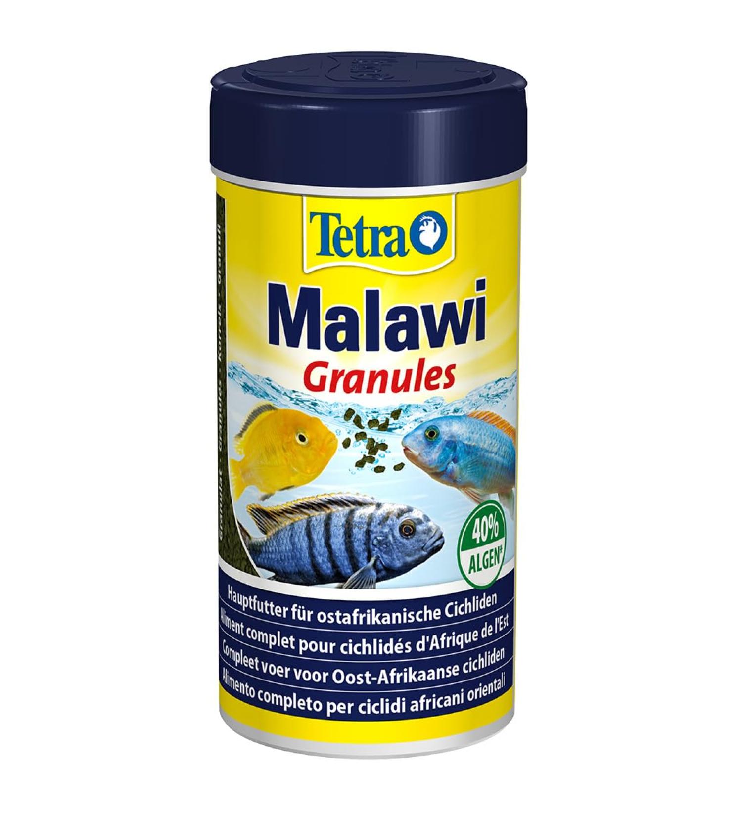 Tetra Malawi Granules Complete Food for All Herbivorous Cichlids for Aquariums 250 ML