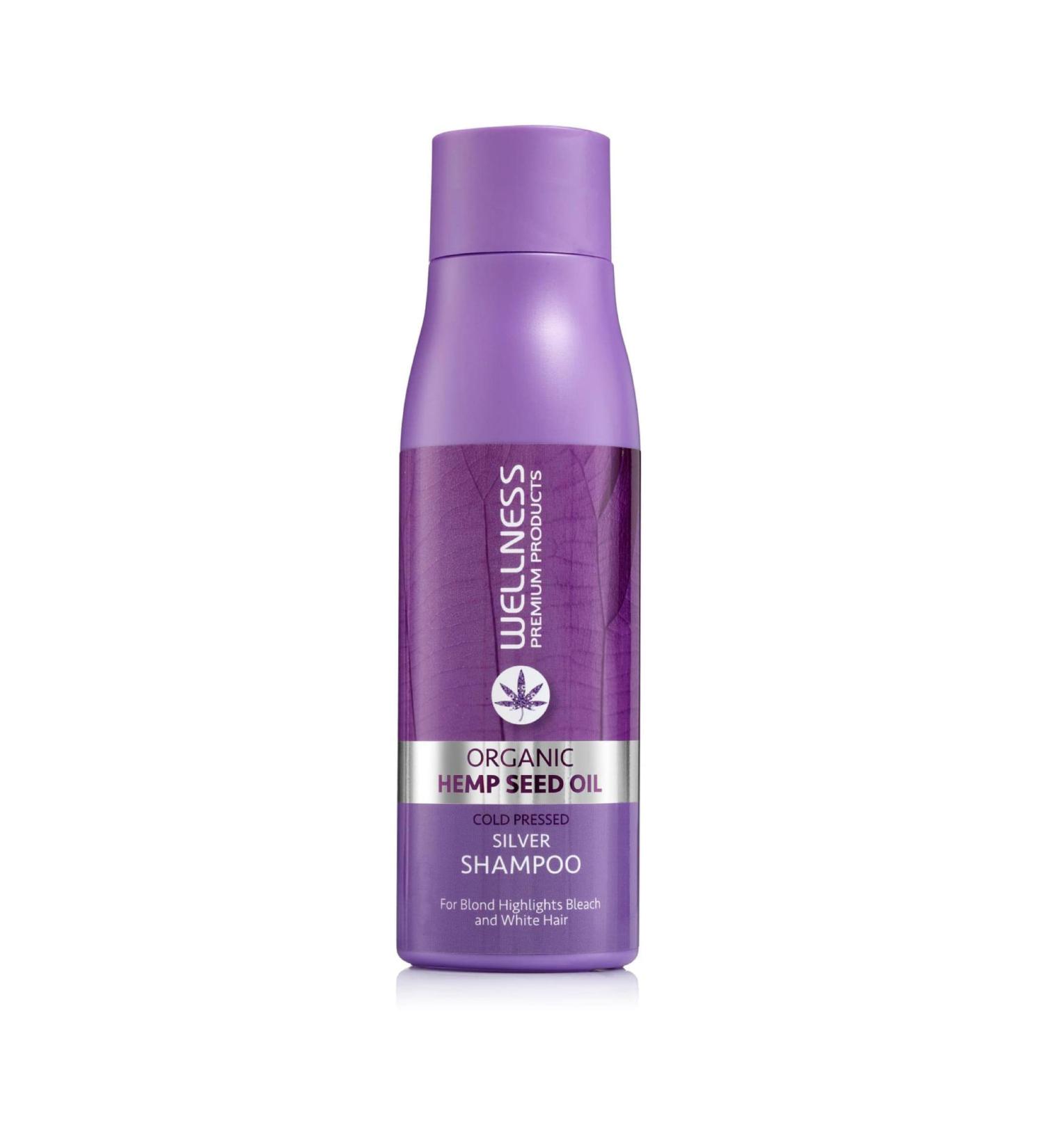 Shop Wellness Premium Silver Shampoo with Organic Hemp Seed Oil - Nourish & Revitalize Your Hair - Buy Online on GoSupps.com