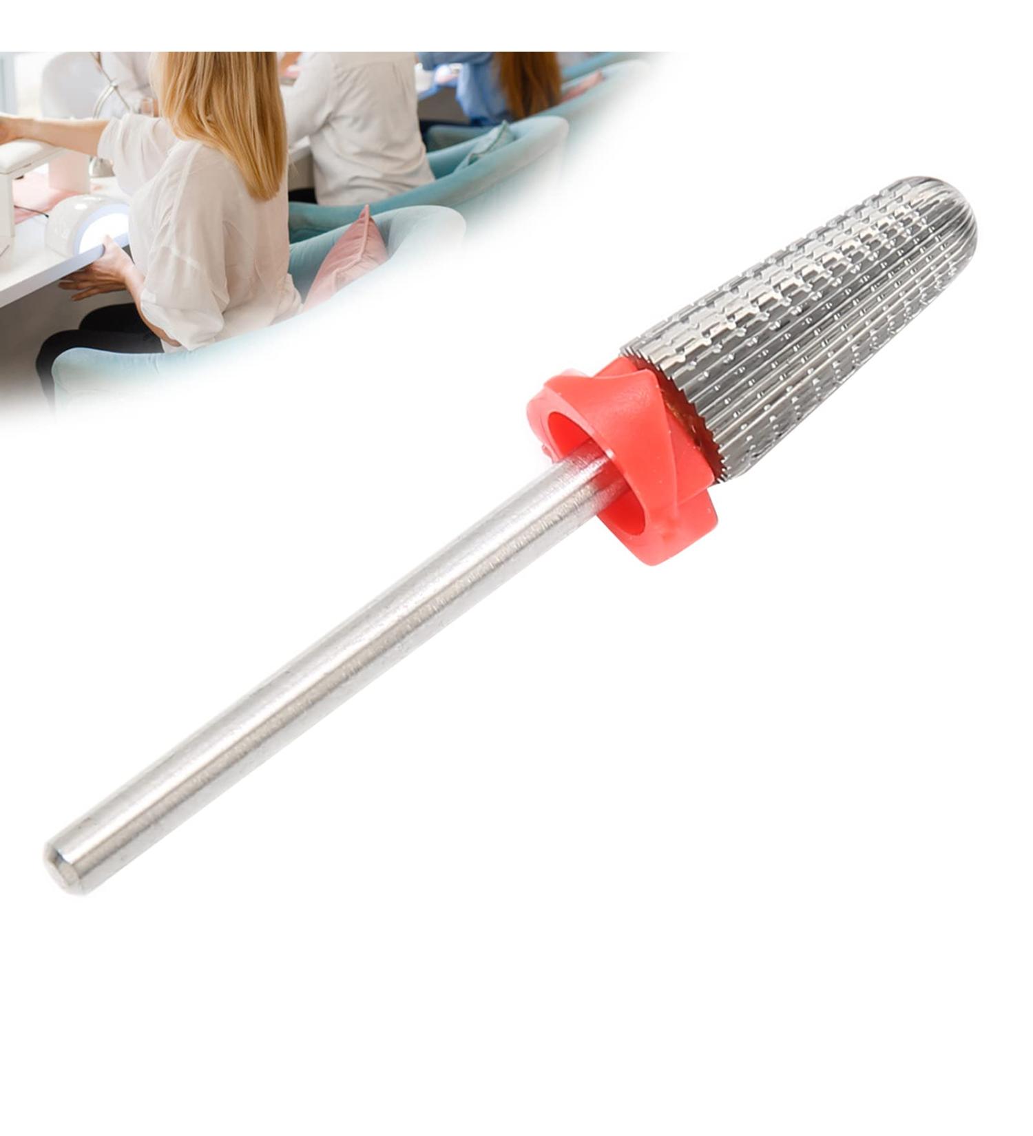 Premium Nail Polier Head - Tungsten Steel Grinding Round Head for Nail Art & Dead Skin Removal - Precision Horizontal Control - Buy Online on GoSupps.com