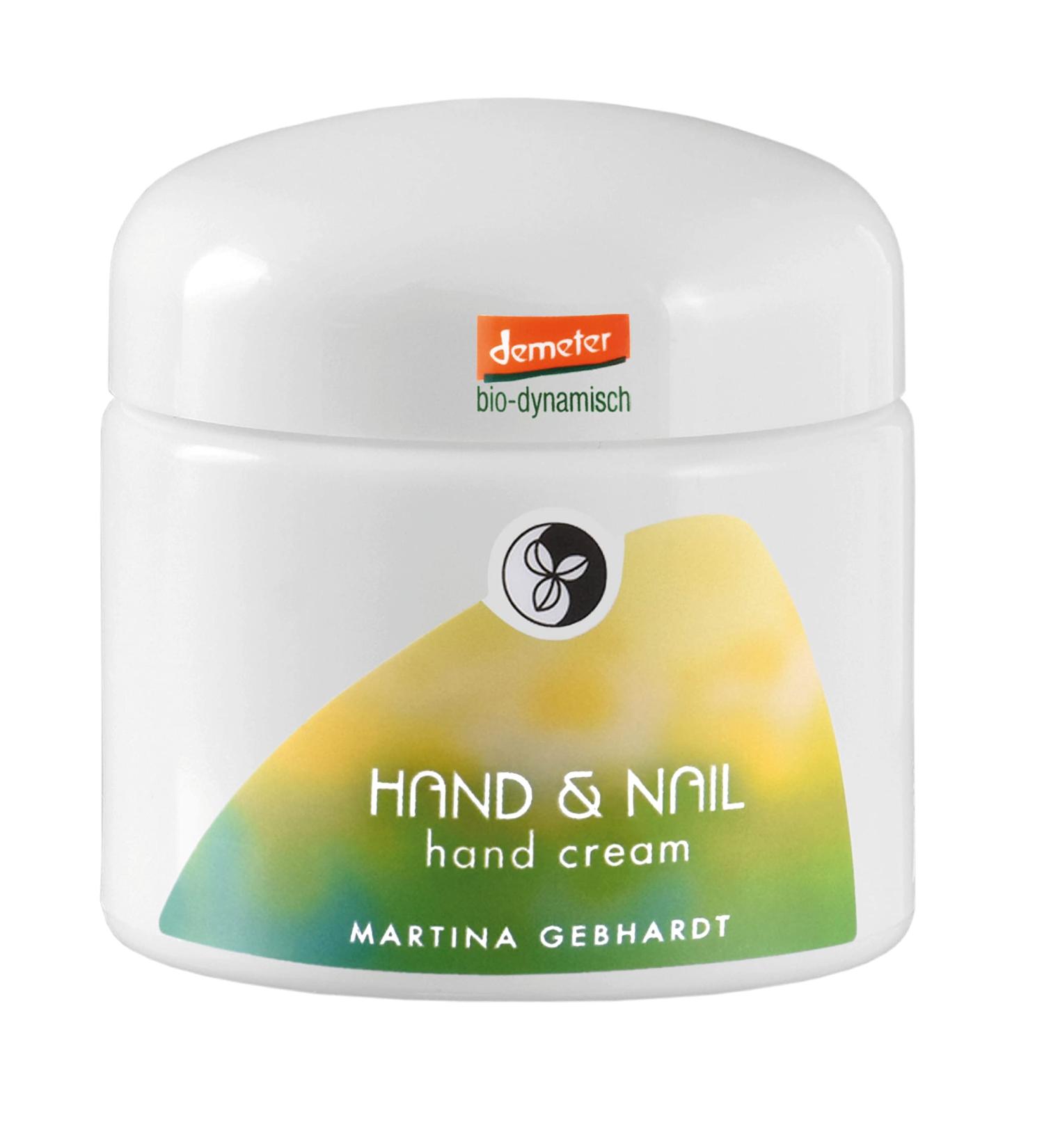 Martina Gebhardt Hand & Nail Cream 100ml - Natural Chamomile Care for Very Dry Hands & Cracked Nails - Bio-Natural Cosmetics - Buy Online on GoSupps.com