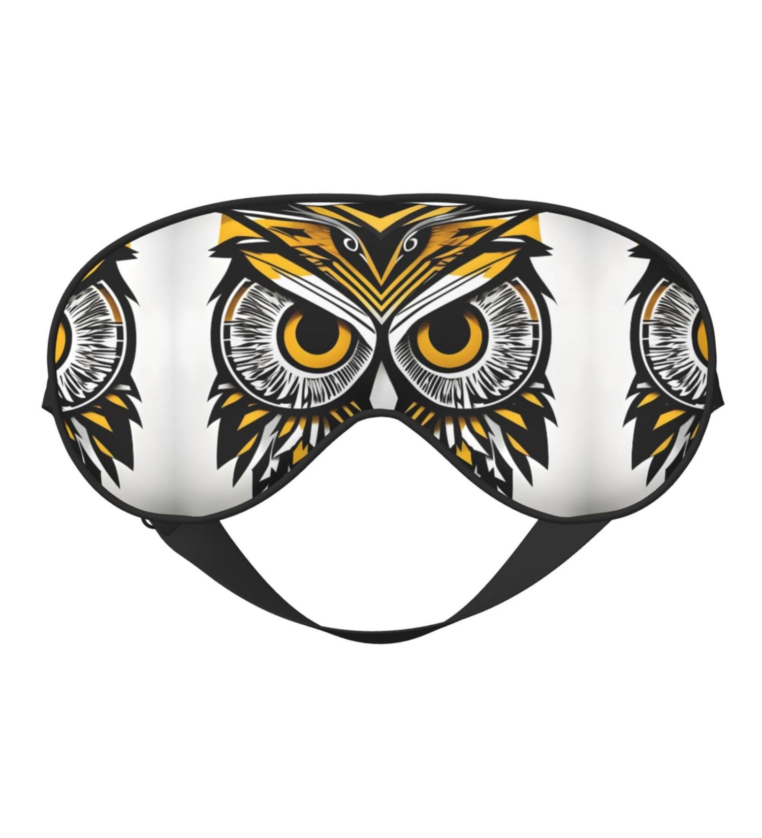 Buy Cute Owl Pattern Double-Sided Eye Mask - Soft Light Blocking for Better Sleep - International Shipping Available - Buy Online on GoSupps.com