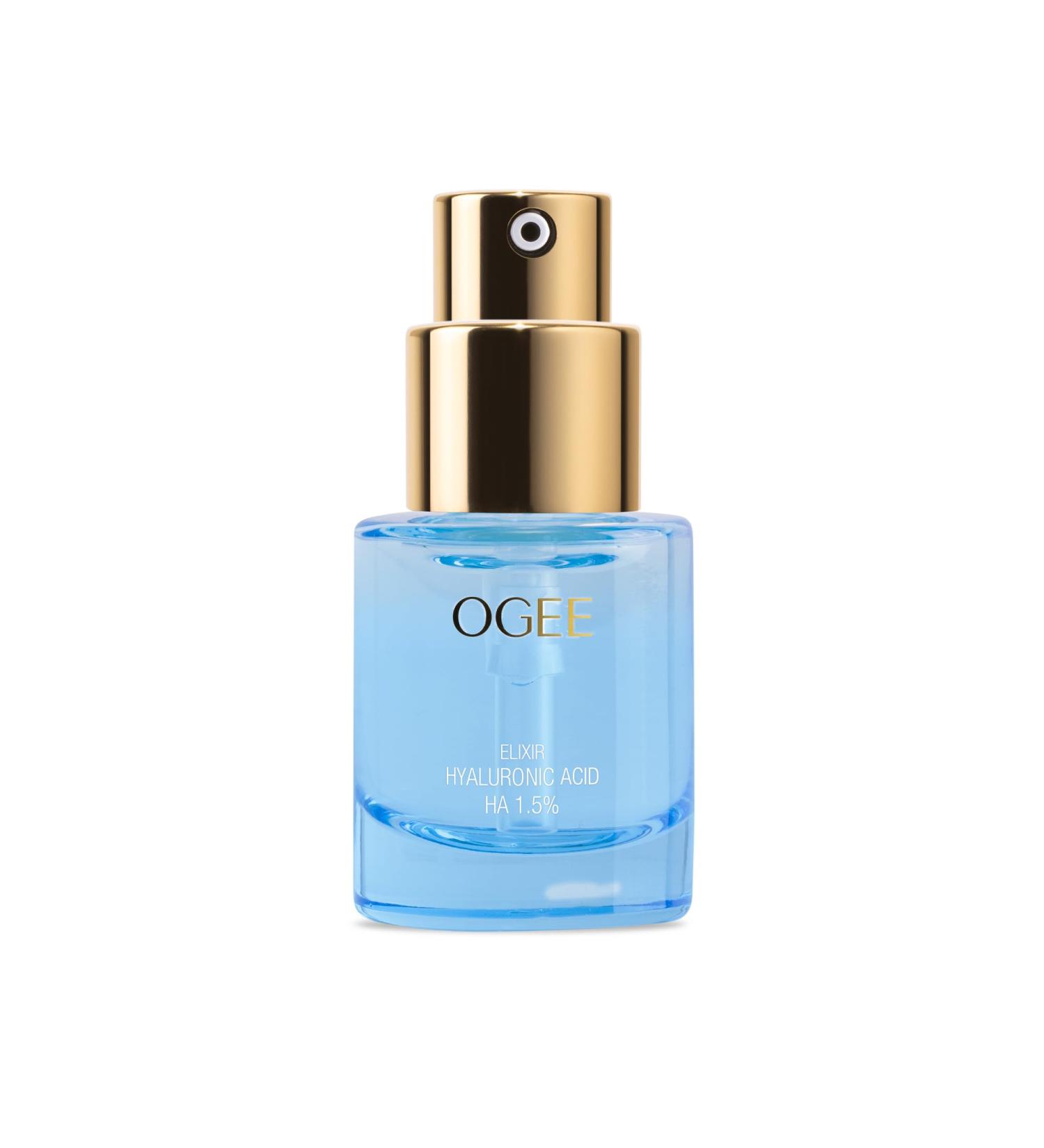 Ogee Hyaluronic Acid Elixir 1.5% | Plumping & Hydrating Serum for Fine Lines | Organic Ingredients Made in USA - Shop Now - Buy Online on GoSupps.com