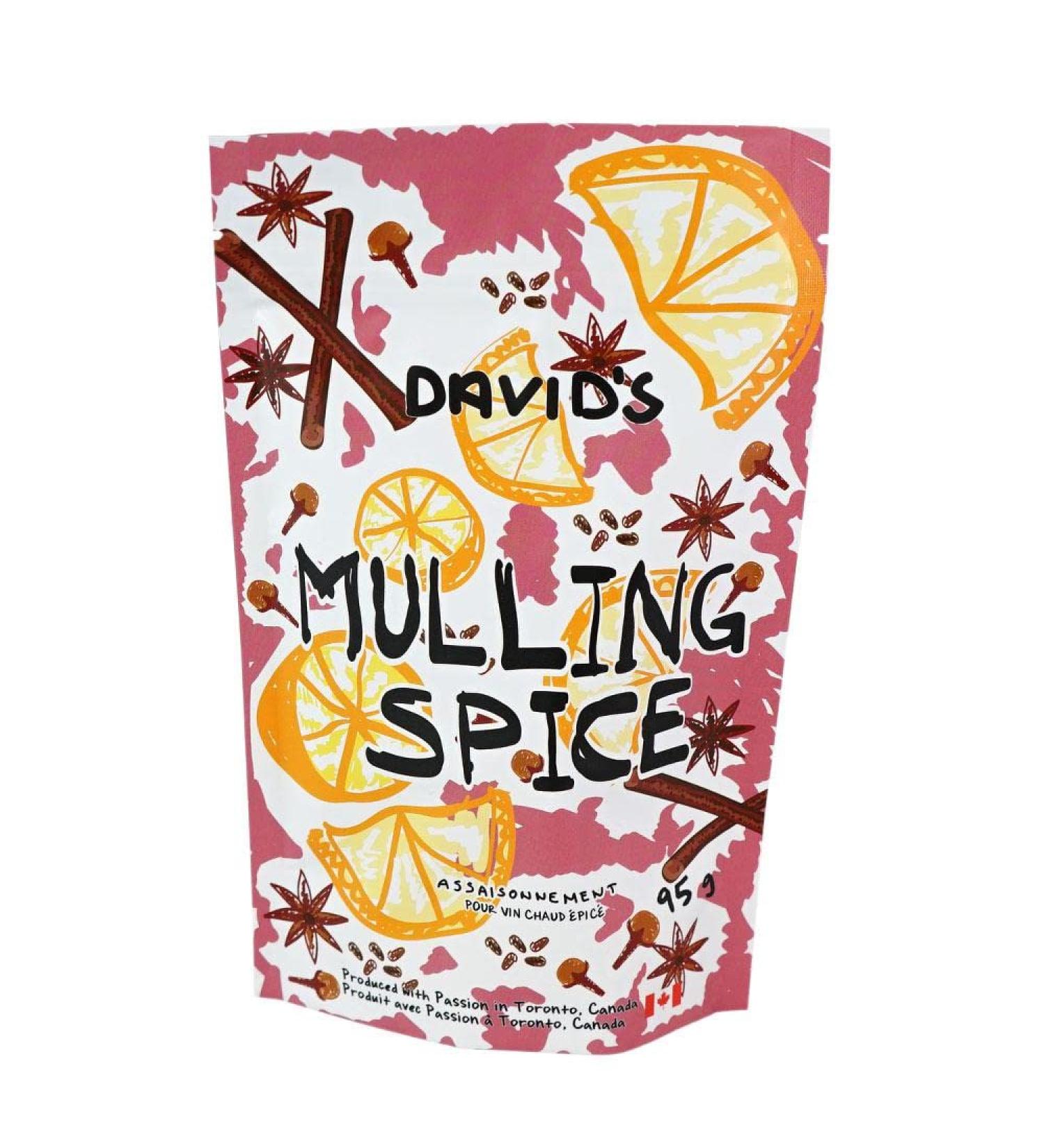 David's Condiments Traditional Mulling Spice Blend - 95g (3.4 oz) | Spice Hot Apple Cider  Mulled Wine  Wassail  Hippocras & More During The Autumn and Winter - Buy Online on GoSupps.com