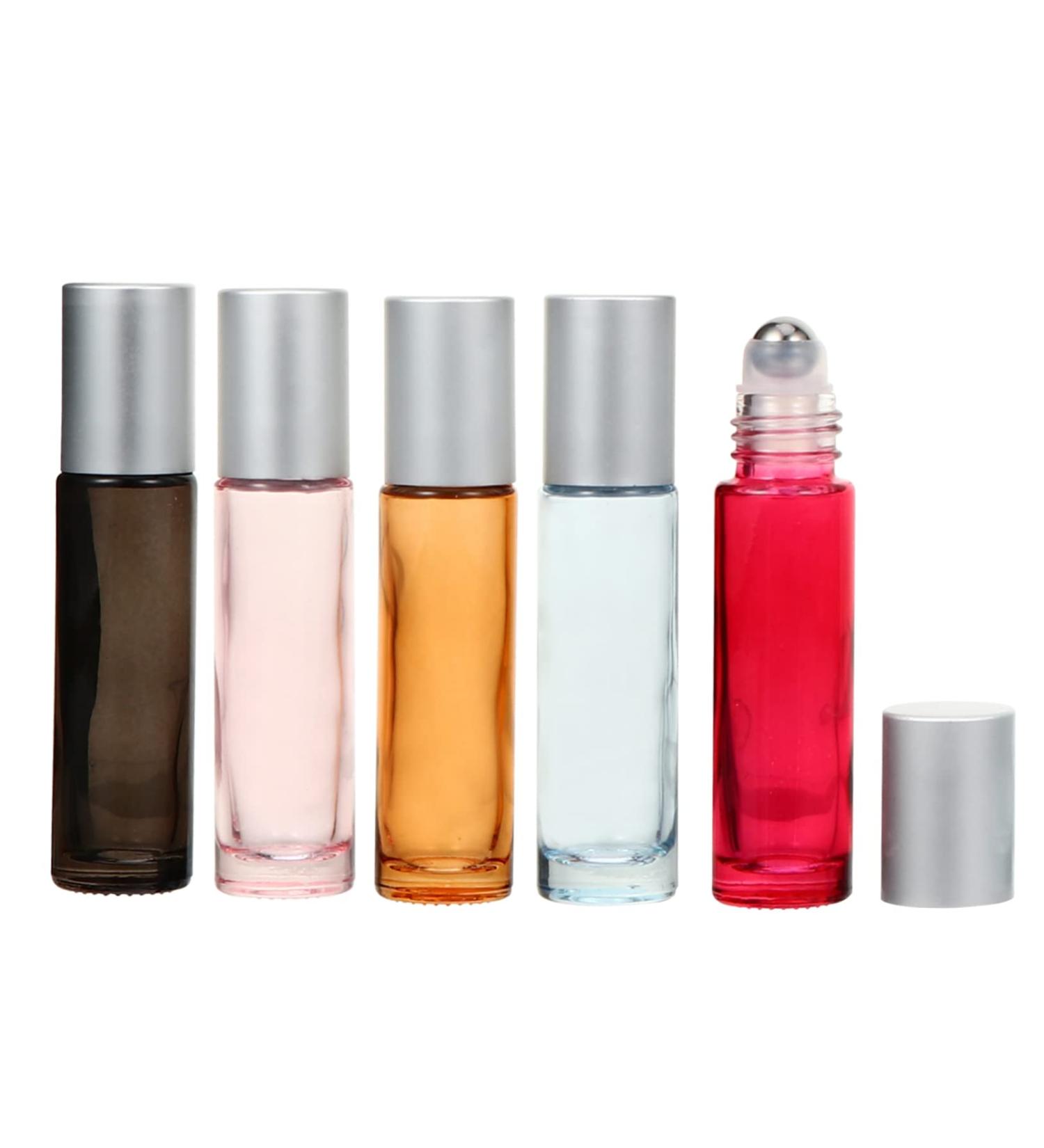FRCOLOR 10-Pack 30ml Roller Bottles for Essential Oils - Glass Ball Massage Bottles - Perfect for Packaging & Sub-Packaging - Buy Online on GoSupps.com