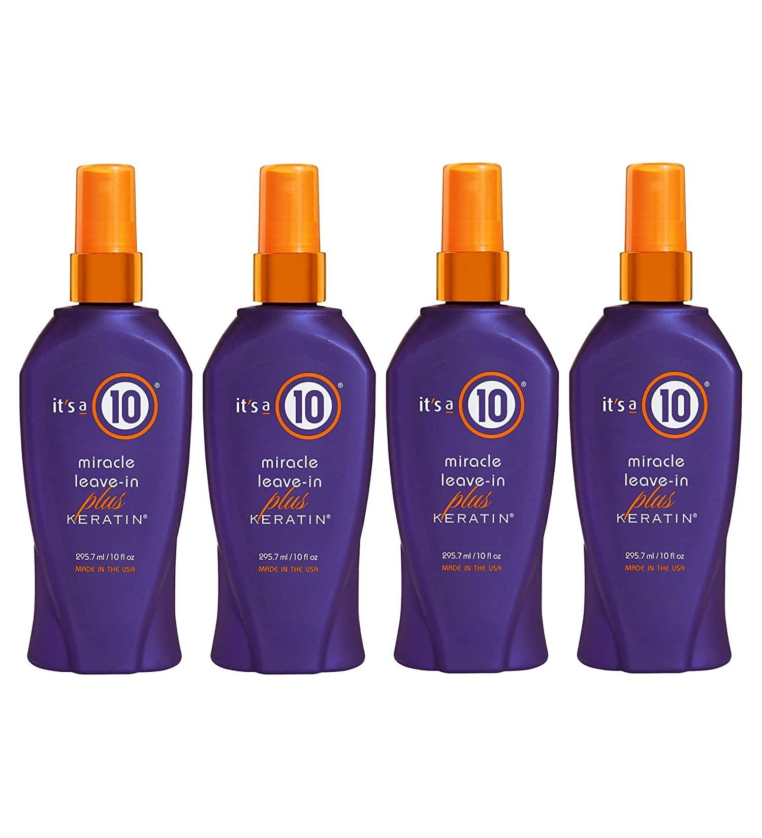 It's a 10 Haircare Miracle Leave-In Plus Keratin Spray 10 fl. oz (10 Fl. Oz (Pack of 4)) 10 Fl Oz (Pack of 4)