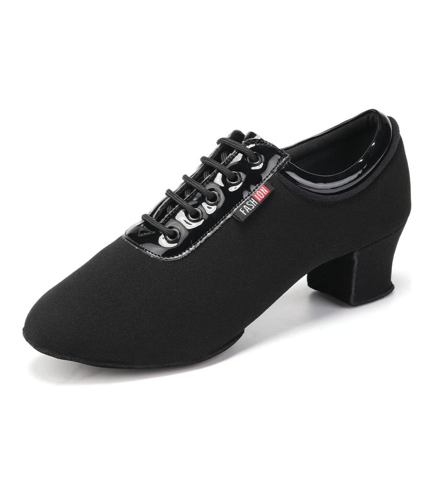 Ruybozry Women's Latin Dance Shoes - Lace-Up Closed Toe Jazz Practice Shoes Model 601 5cm Suede Sole Size 38 EU - Buy Online on GoSupps.com