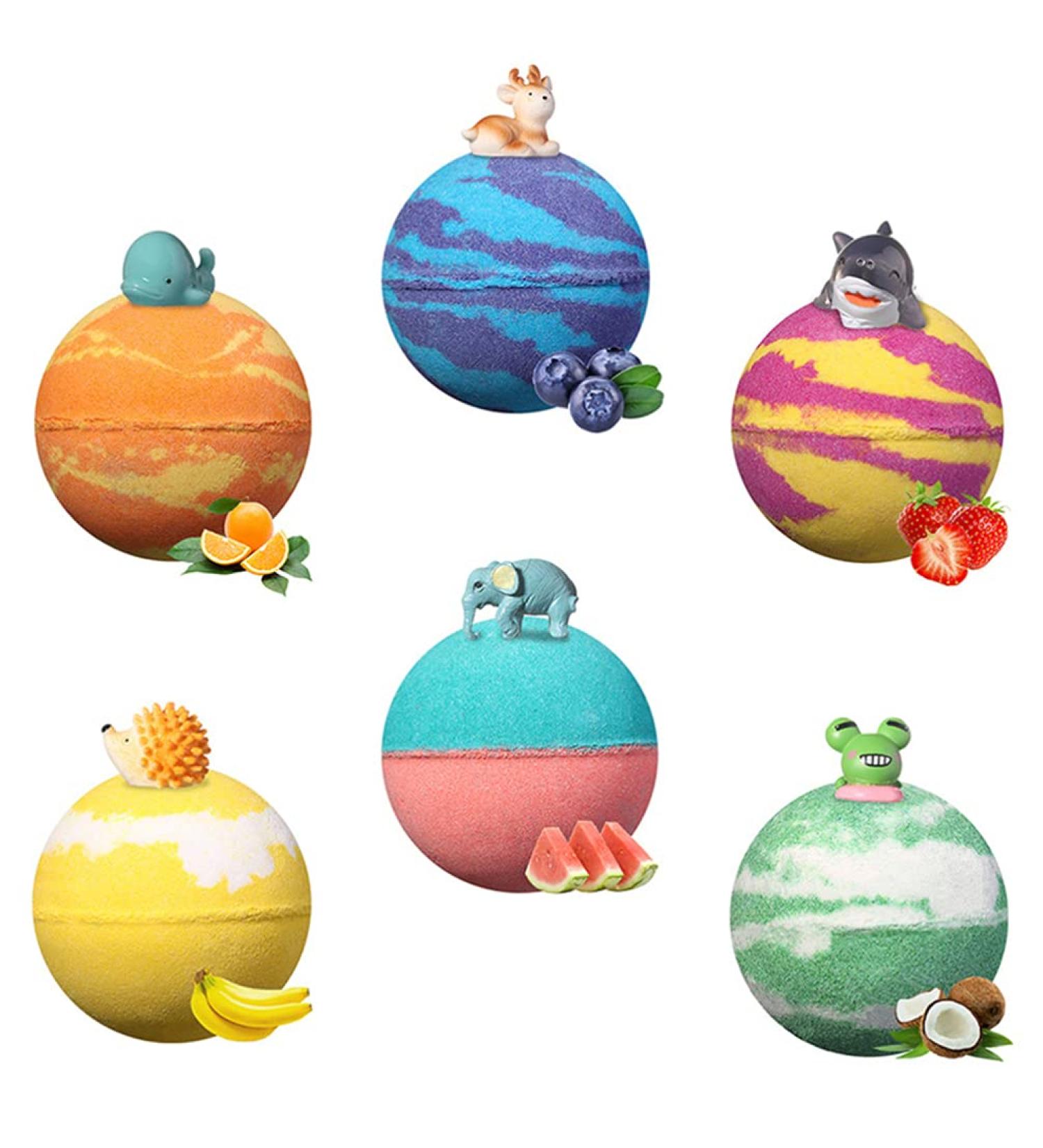 Milist 6th Toy Bathroom Salt Ball - Coconut Oil & Sea Salt Bath Bombs for Kids | Shower Soap Bubbles & Spa Experience - Buy Online on GoSupps.com