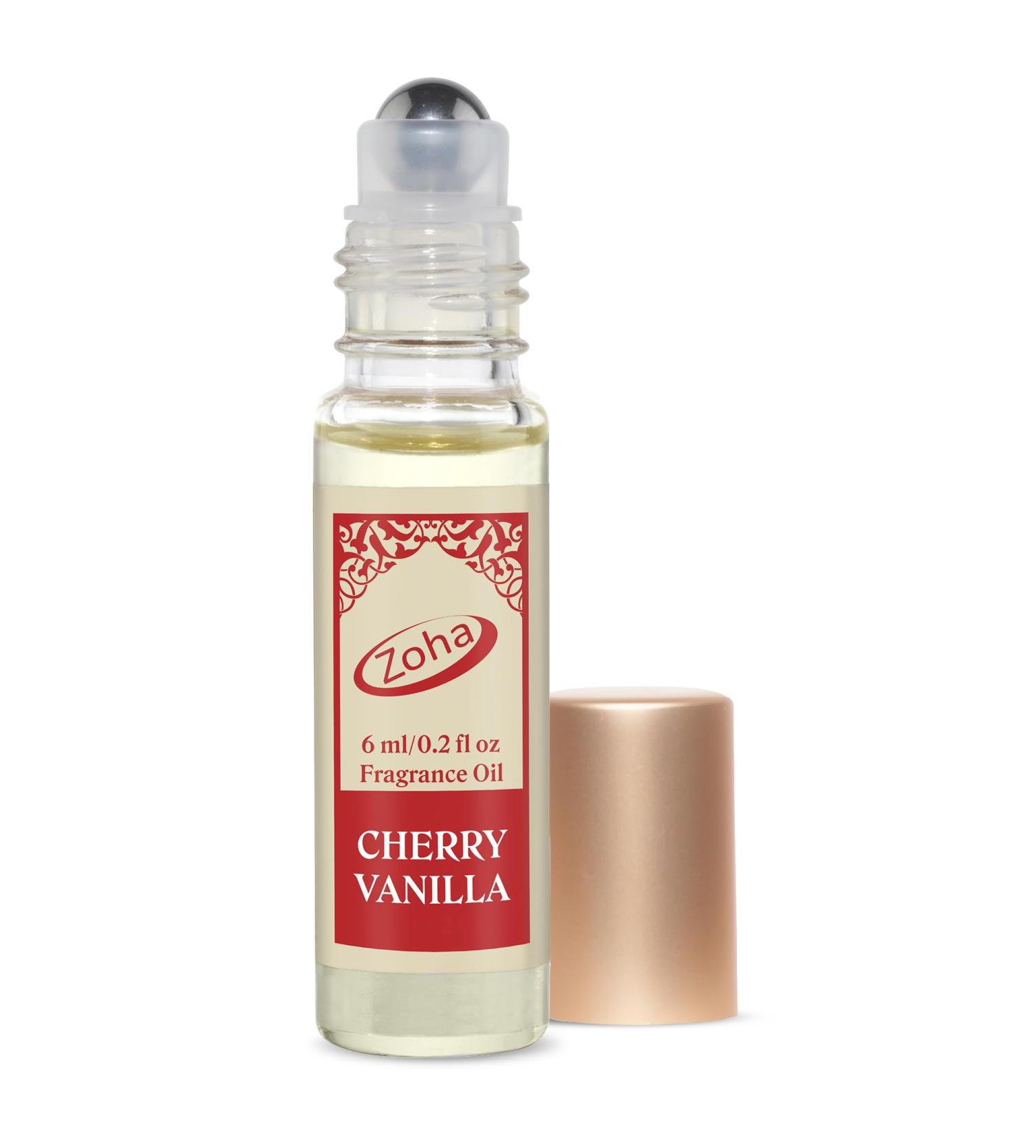 Zoha Cherry Vanilla Oil Perfume for Women & Men Roll On Perfume Oil and Cherry Perfume Spray Alcohol Free Skin Moisturizing Cherry Blossom Oil Perfume 0.2 Fl Oz (Pack of 1) - Buy Online on GoSupps.com