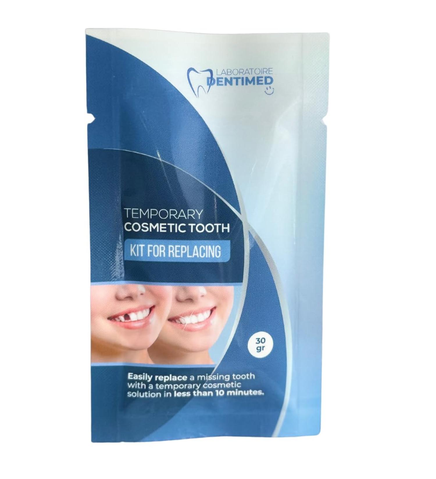 Dentimed Temporary Dentures | Provisional Tooth Repair Set | Cosmetic Dental Prostheses for International Shipping - Buy Online on GoSupps.com