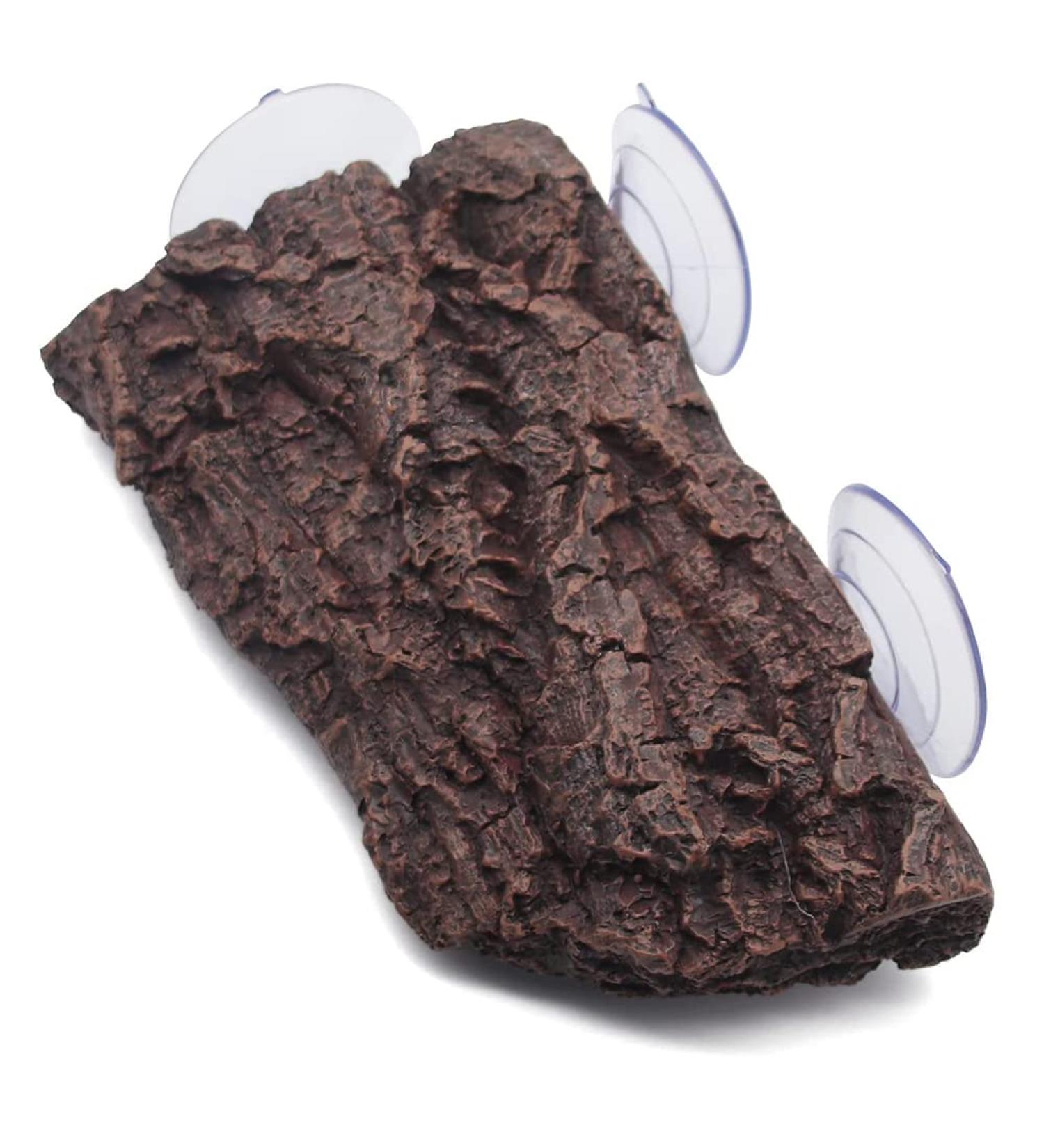 hisunfarm Turtle Floating Basking Platform Aquarium Decorations Decor Artificial Bark with Suction Cups for Tortoise Climbing Platform Resting Terrace Step (Rock Brown) - Buy Online on GoSupps.com