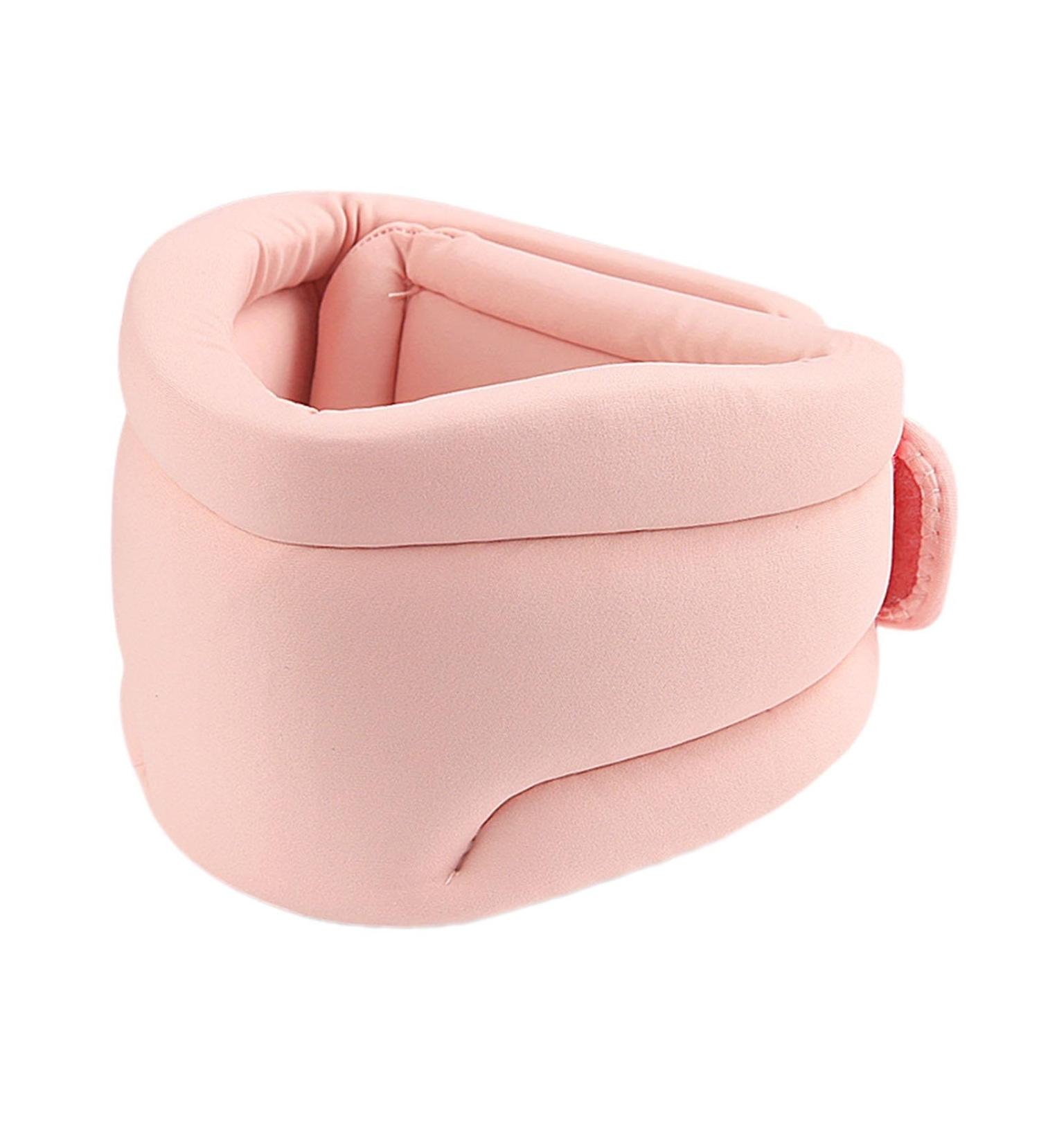 Harilla Neck Support Bandage - Ergonomic Foam Cushion for Comfort | Soft Sponge Stability for Working Women - Pink - Buy Online on GoSupps.com