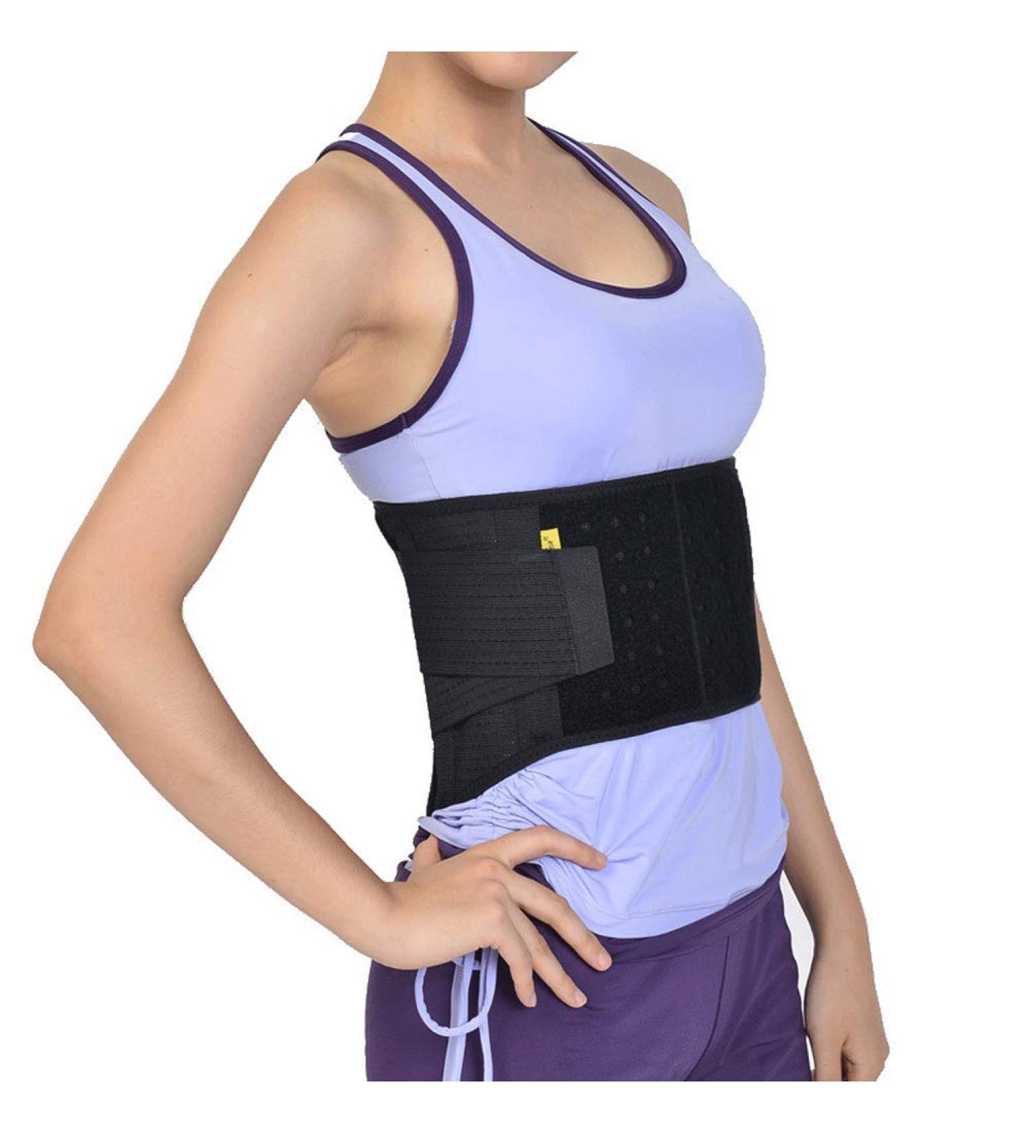 Samnuerly Lumbar Support Belt Adjustable Back Support for Men & Women | Breathable Waist Belt for Lower Back Pain Relief - Buy Online on GoSupps.com