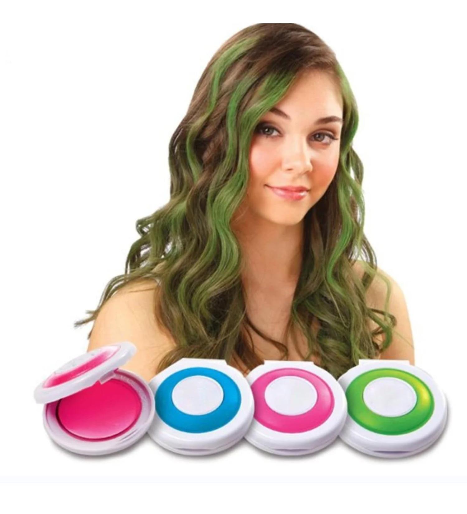 Temporary Hair Color Powder - 4 Vibrant Shades for Carnival Cosplay Halloween & Events | Fast International Shipping - Buy Online on GoSupps.com