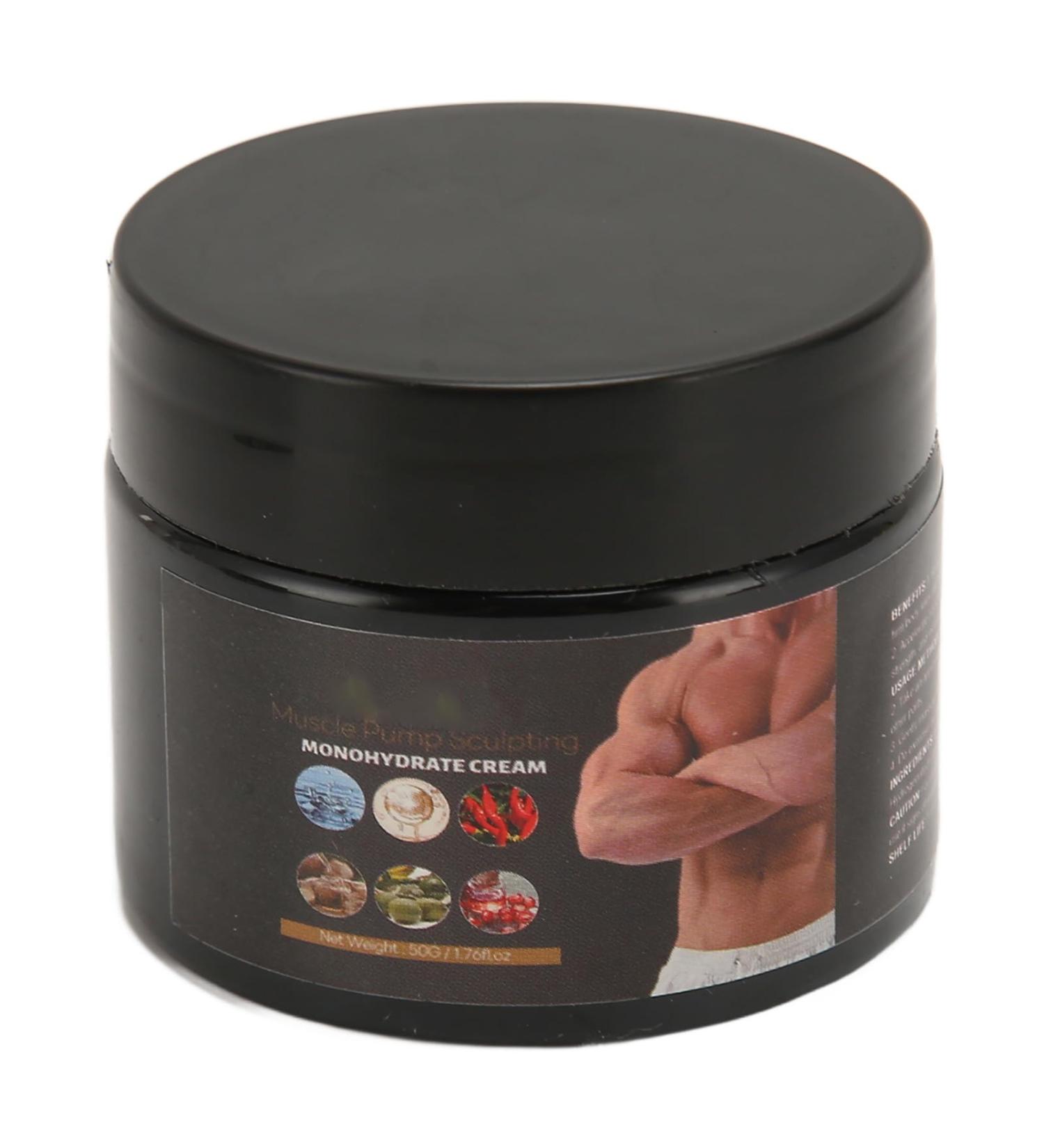 Muscle Pump Sculpting Cream 50g Abdominal Fat Burning Cream Non Greasy Portable Lose Weight Fast Absorbing Muscle Tightening for Men for Home - Buy Online on GoSupps.com