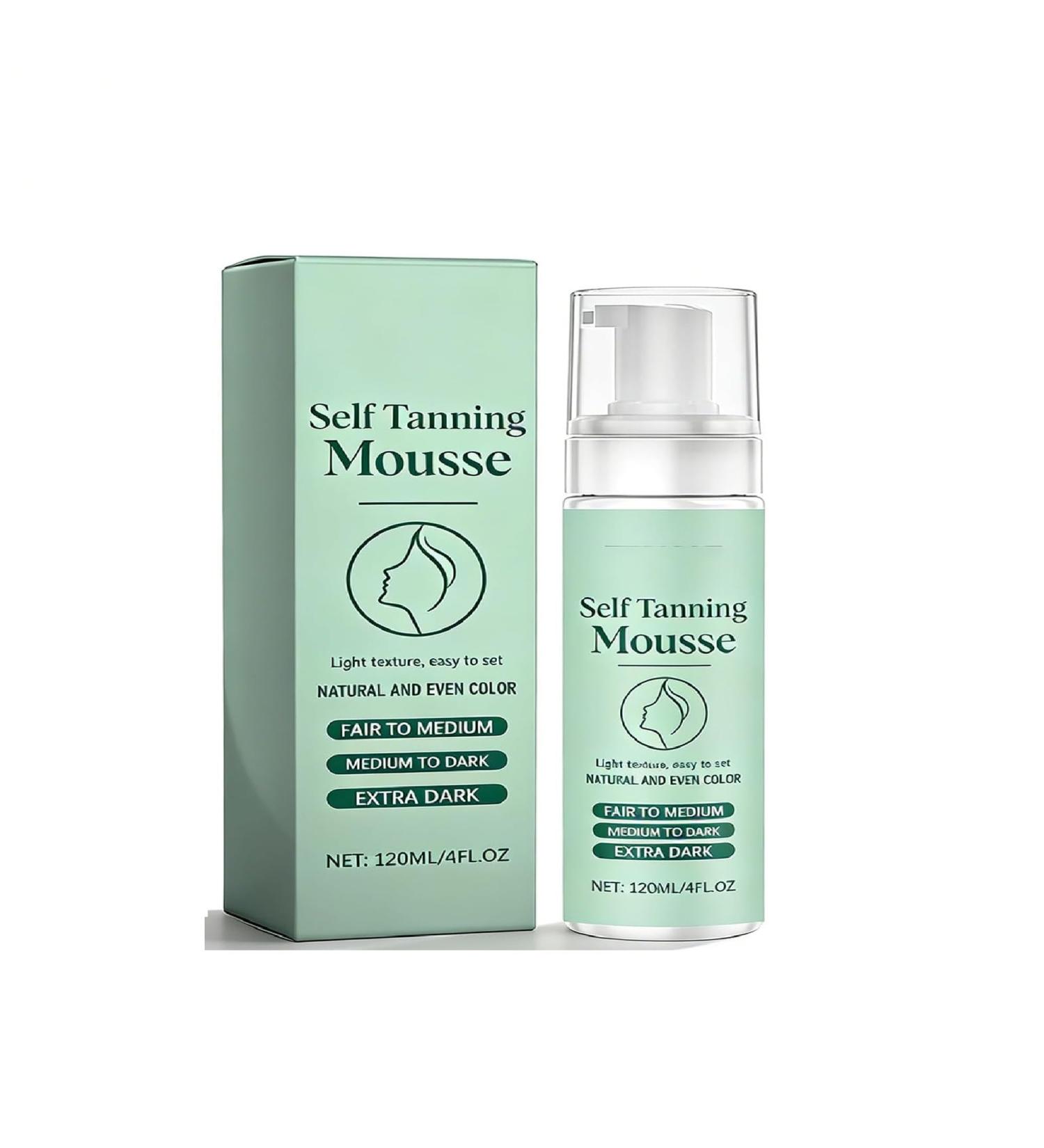 Mousse autobronzante pour le corps et le visage l g re lotion autobronzante naturelle hydratante absorption rapide pour tous les types de peau 1pc - Buy Online on GoSupps.com