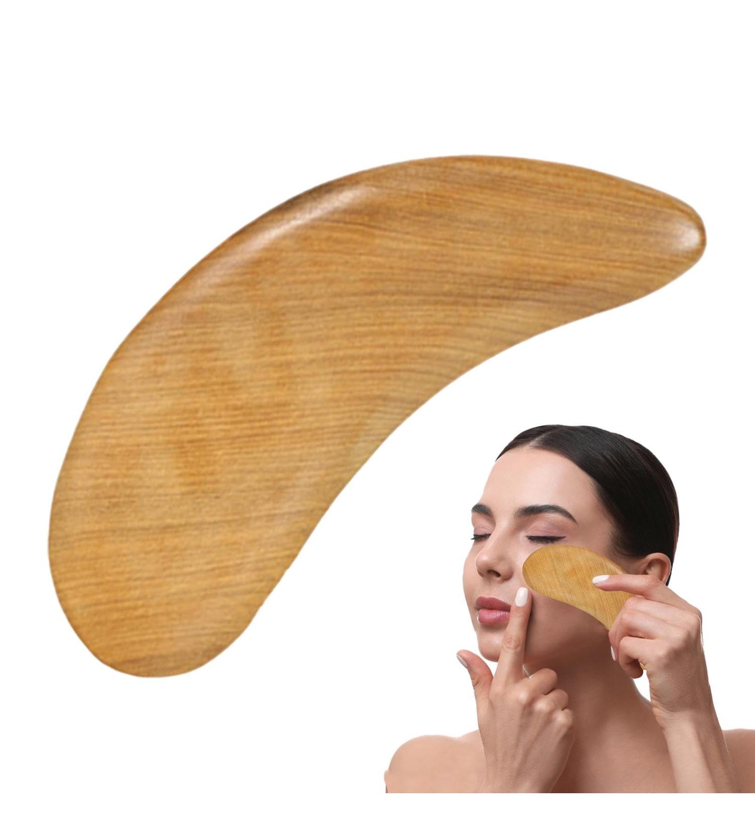Buy Wooden Body Shaping & Massage Tools | Guasha Face Roller & Portable Scratch Massager for Relaxation - Buy Online on GoSupps.com