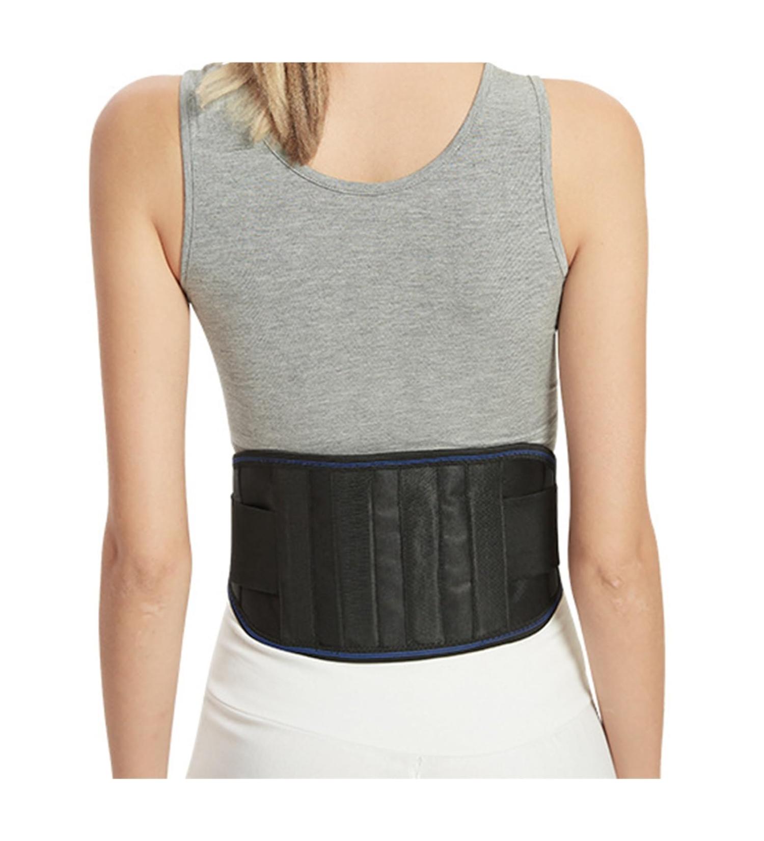 Thermally Self-Warming Magnetic Support Belt for Lower Back - Lumbar Strap & Posture Correction Corset for Seniors | Black Large - Ideal Gift for Comfort & Relief - Buy Online on GoSupps.com