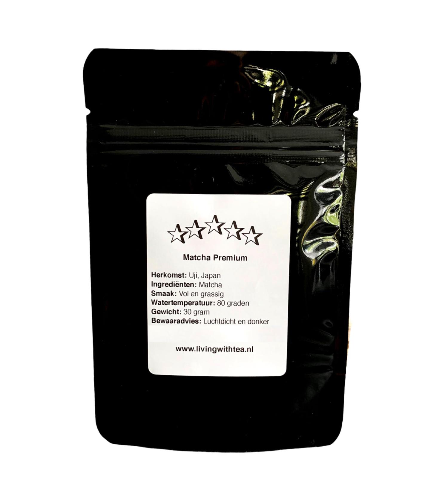 Matcha Premium Green Tea Powder 30 Gram Japanese Detox Thee Organic Groene - Buy Online on GoSupps.com